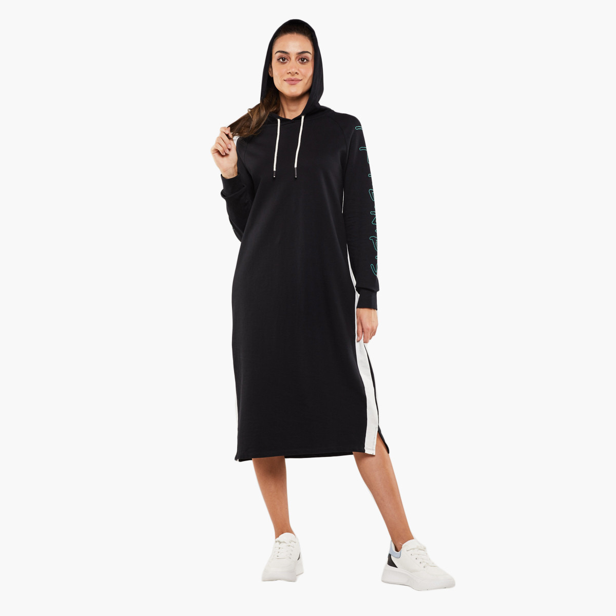 رينا  أسود متوسط الطول فستان-women-clothing-dresses-image-9