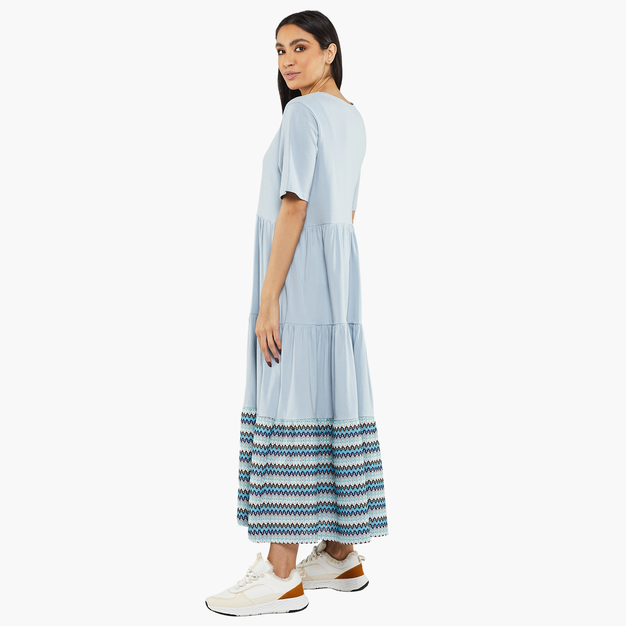 رينا  أزرق طويل فستان-women-clothing-dresses-image-4