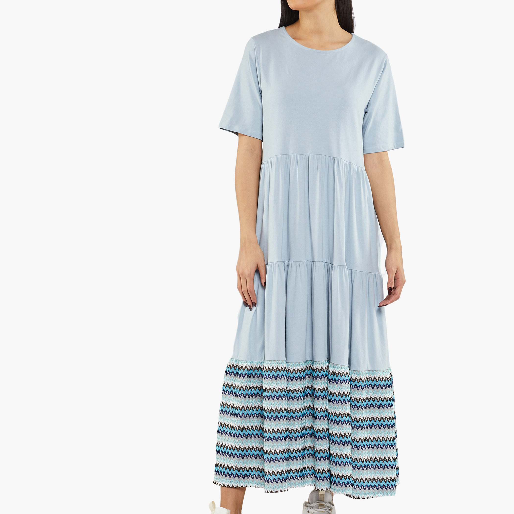 Rina Women Detailing Round Neck Maxi Dress-women-clothing-dresses-image-6