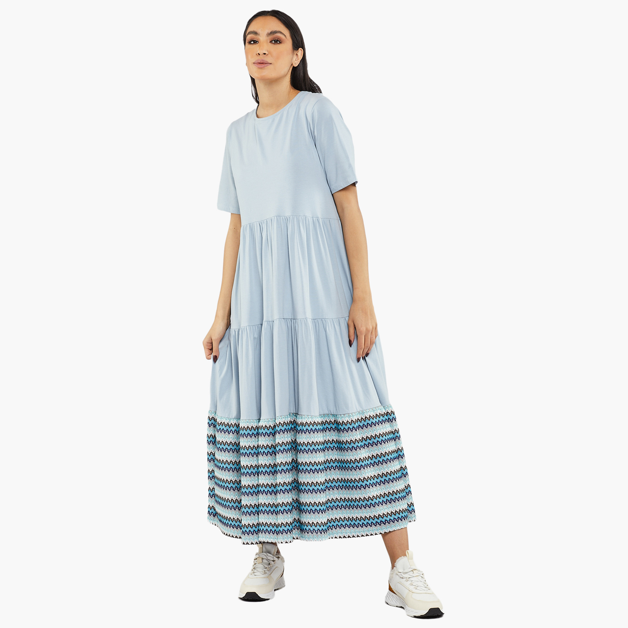 رينا  أزرق طويل فستان-women-clothing-dresses-image-8
