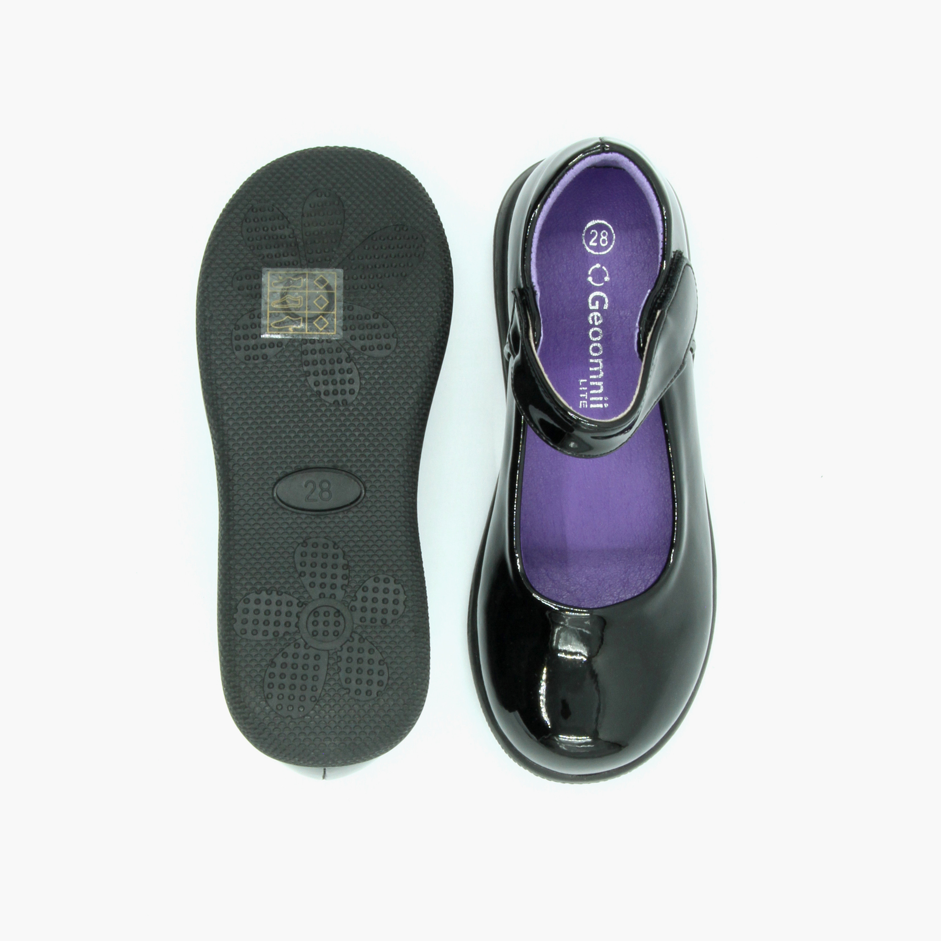 جيومني - حذاء ماري جين جيرا2 للبنات بخطاف وحلقة | 0118-9-girls-shoes-schoolshoes-image-3