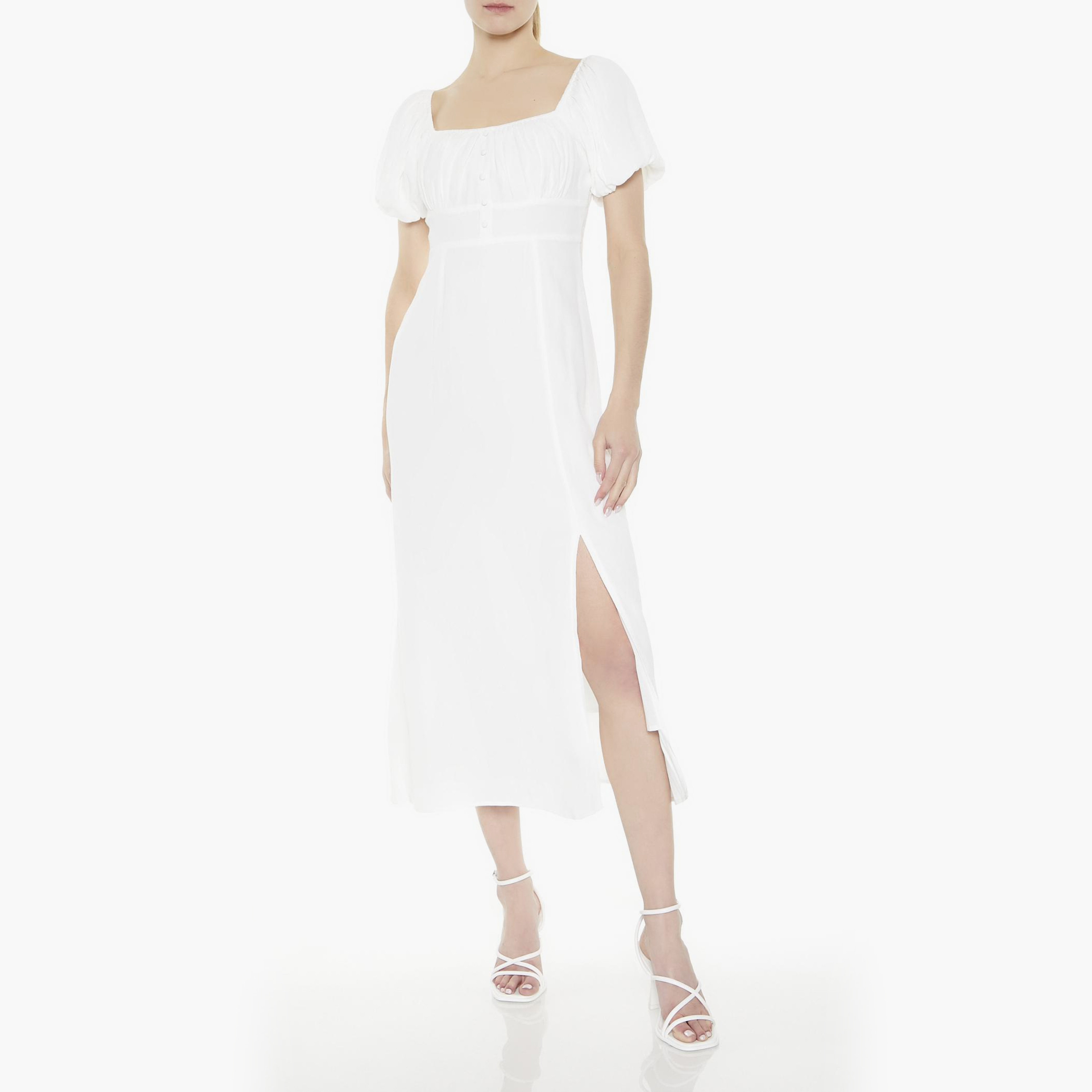 Forever 21 ivory dress hotsell