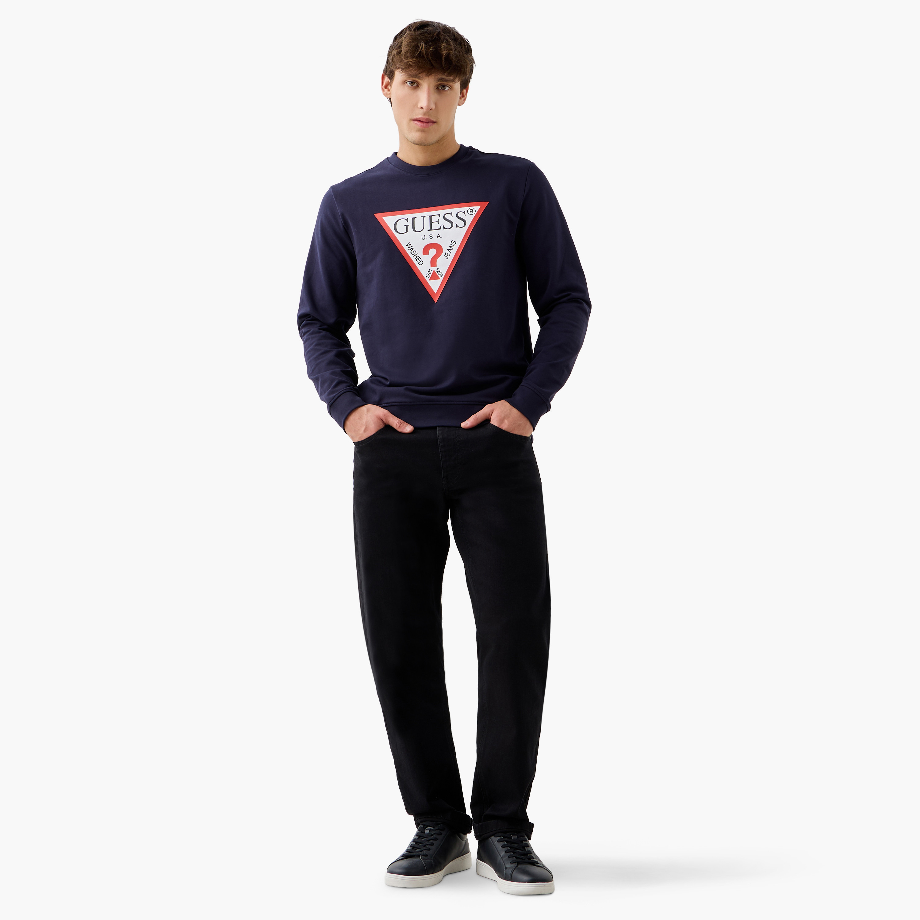سويت شيرت بأكمام طويلة وطبعات شعار من جيس-men-winterwear-hoodiesandsweatshirts-image-7