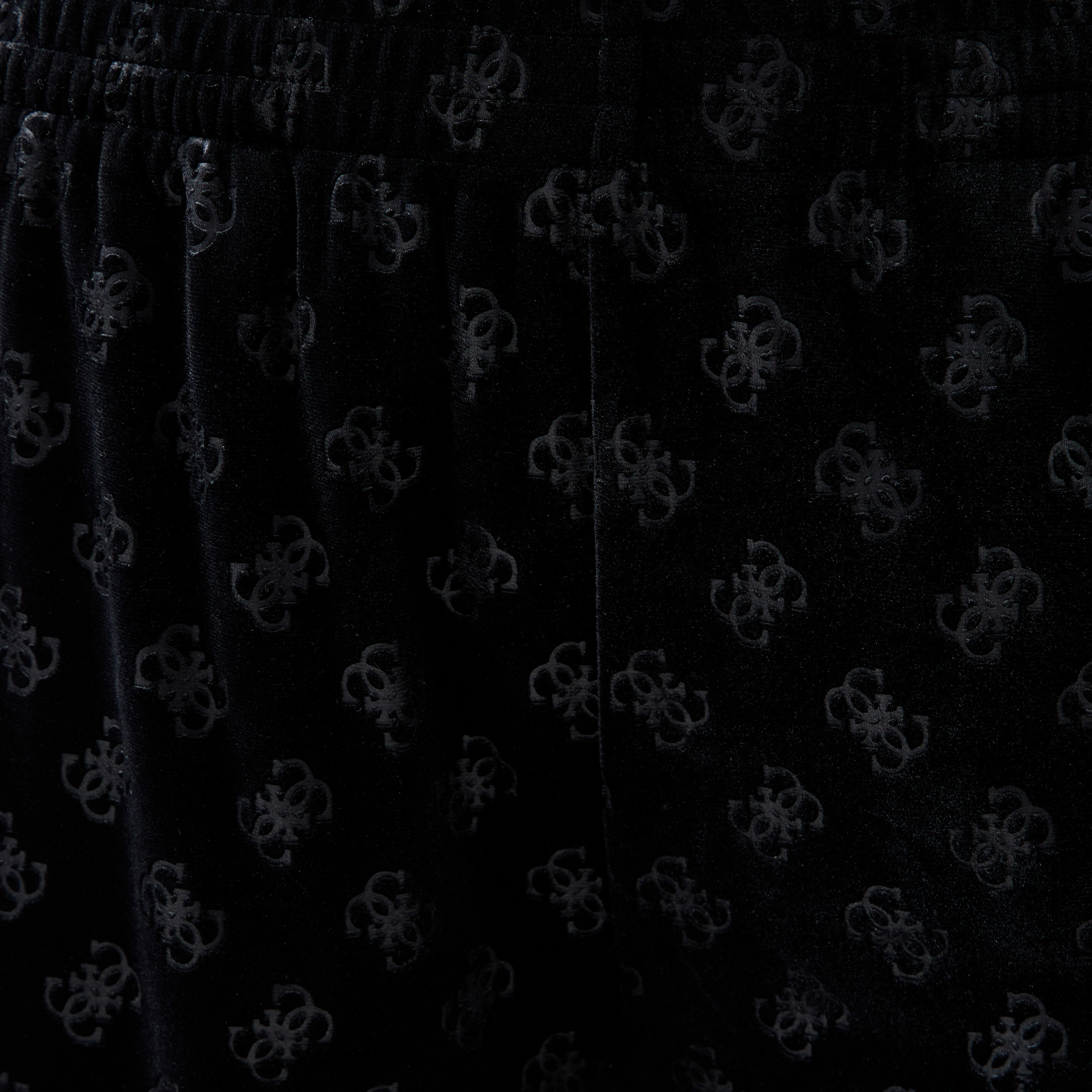 Guess All-Over Monogram Detail Pants with Elasticated Waistband and Pockets-women-clothing-bottoms-joggers-image-5