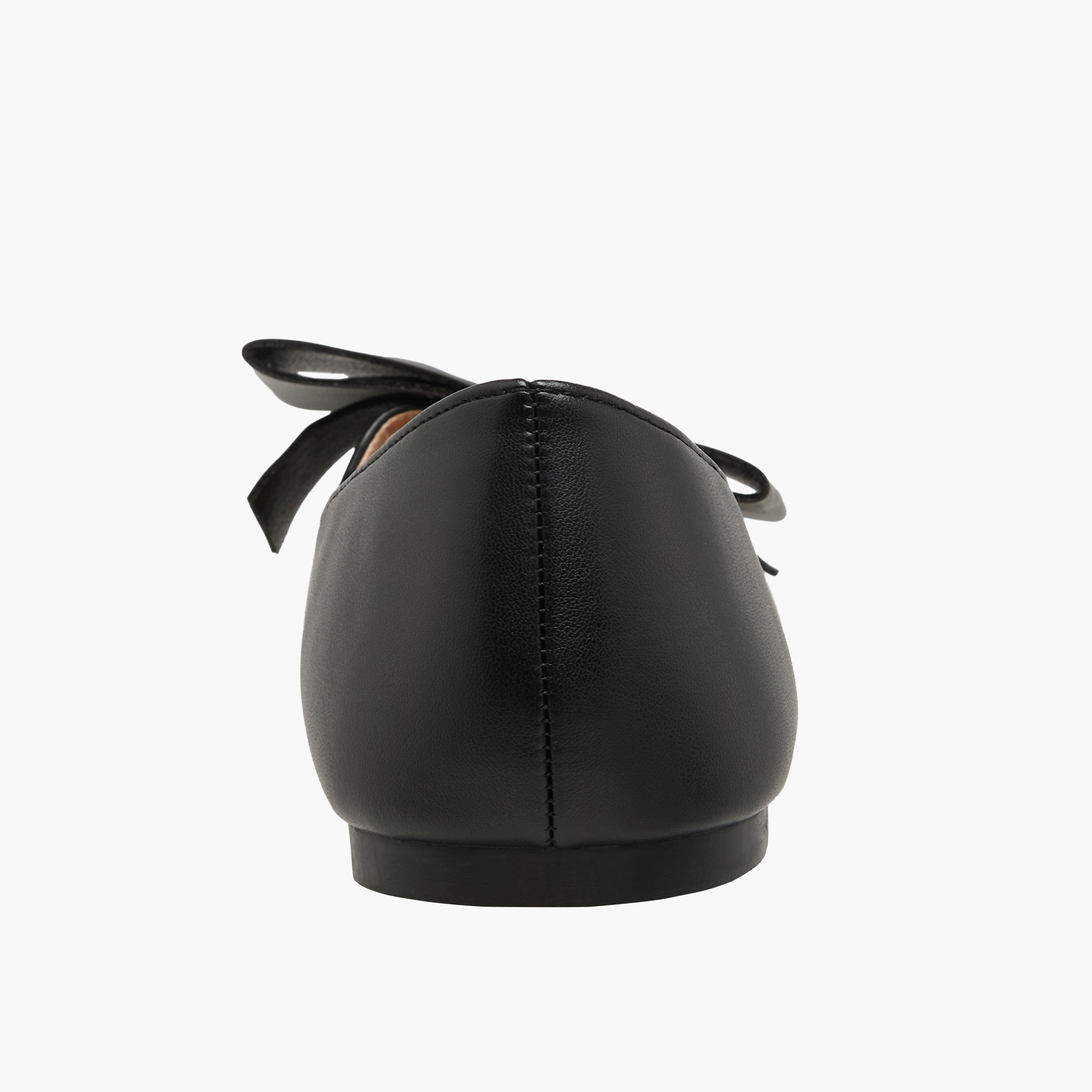 Little Missy Girls Bow Detail Ballerina Shoes-girls-shoes-ballerinas-image-5