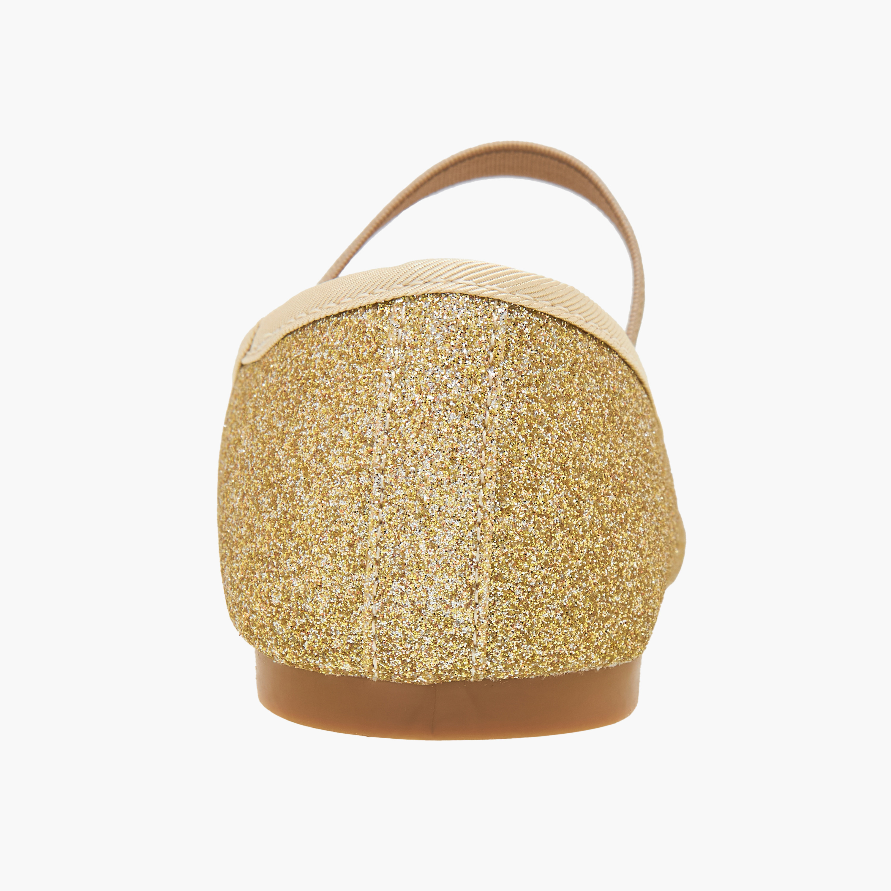 Juniors Girls Glitter Textured Ballerina Shoes-girls-shoes-ballerinas-image-5