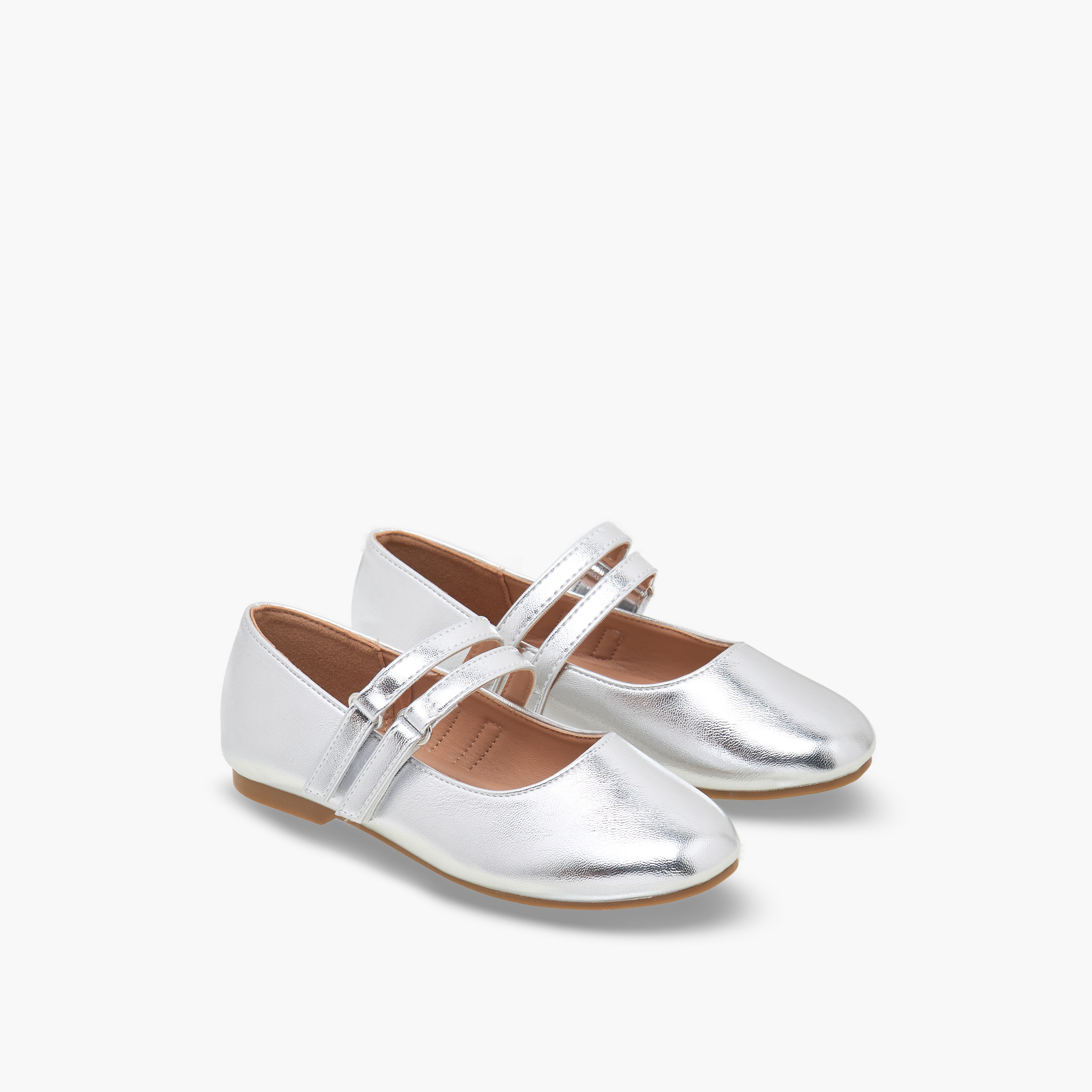 حذاء باليرينا بشريط إغلاق للبنات من جونيورز-girls-shoes-maryjanes-image-1