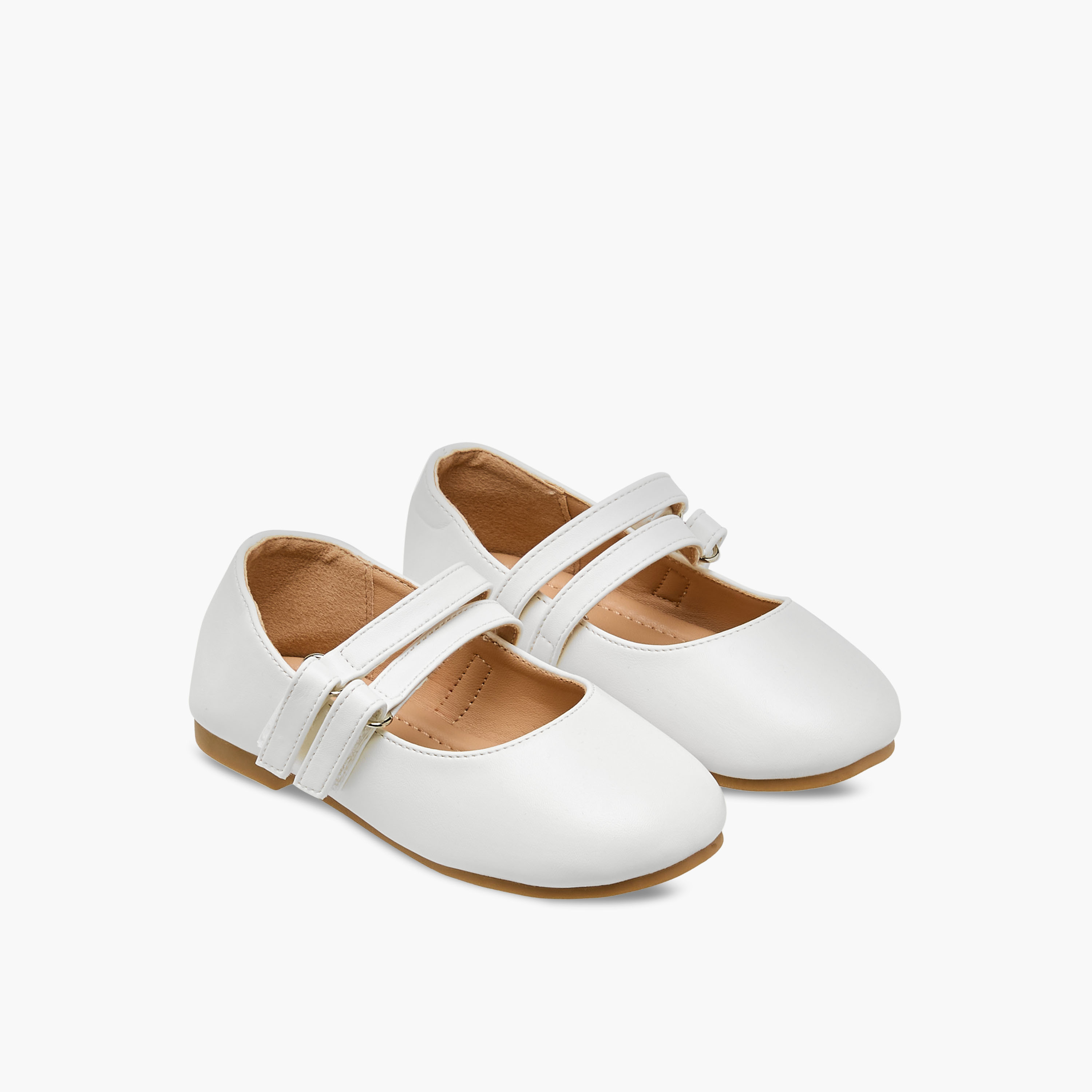 حذاء باليرينا بشريط إغلاق للبنات من جونيورز-girls-shoes-maryjanes-image-1