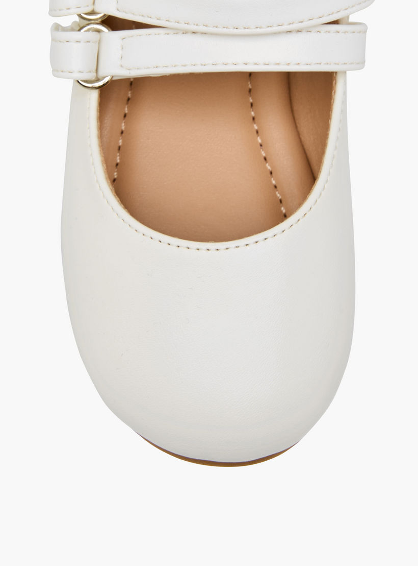 حذاء باليرينا بشريط إغلاق للبنات من جونيورز-girls-shoes-maryjanes-image-5