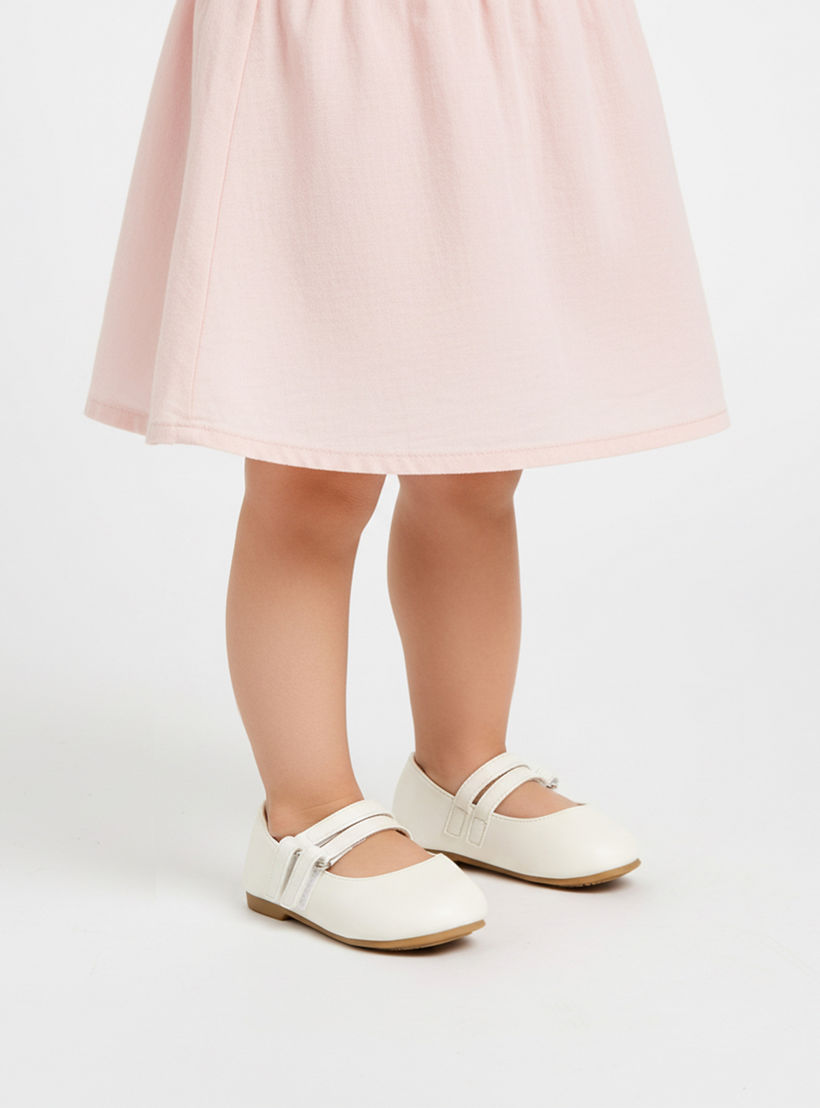 حذاء باليرينا بشريط إغلاق للبنات من جونيورز-girls-shoes-maryjanes-image-2