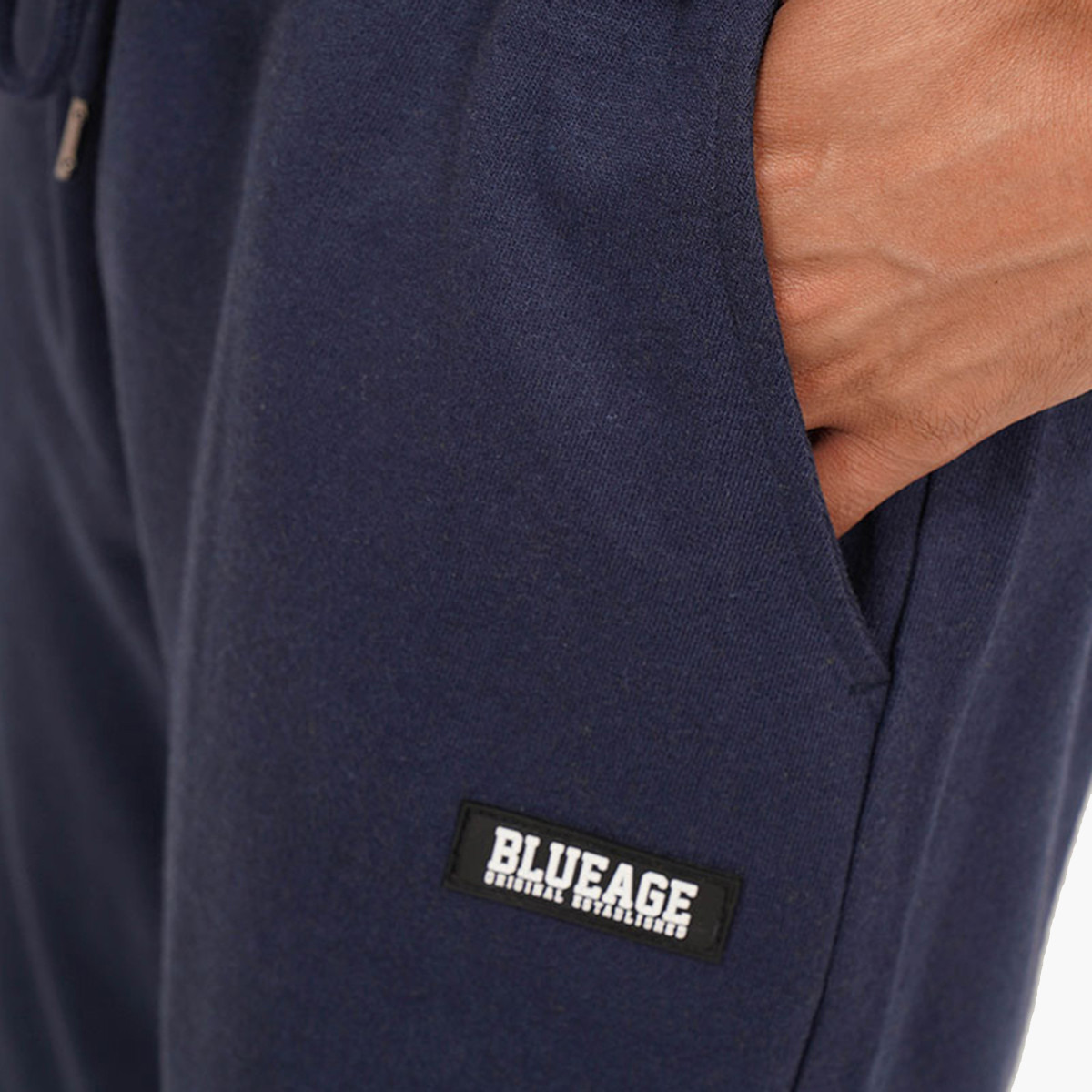 بلوايج أزرق بانت عداء ببطء-men-clothing-bottoms-joggers-image-2