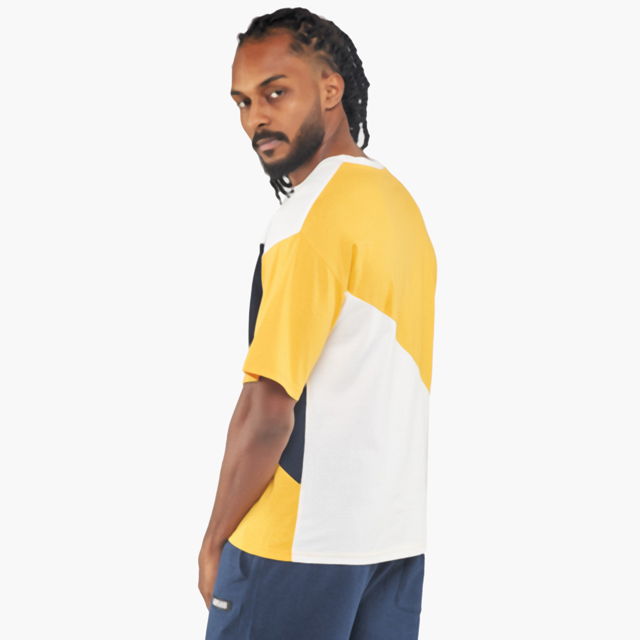 Blueage Men Colour Blocking Crew Neck T-Shirt-men-clothing-tshirtsandpolos-tshirts-image-3