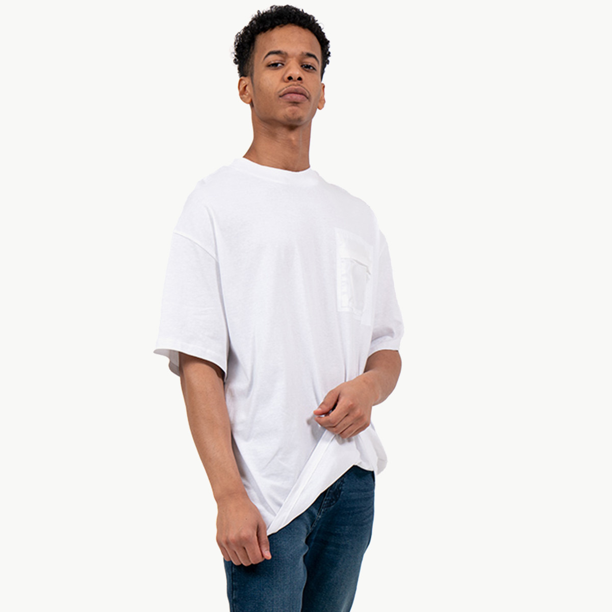 BlueAge Men Solid Crew Neck T-Shirt with Front Pocket-men-clothing-tshirtsandpolos-tshirts-image-1