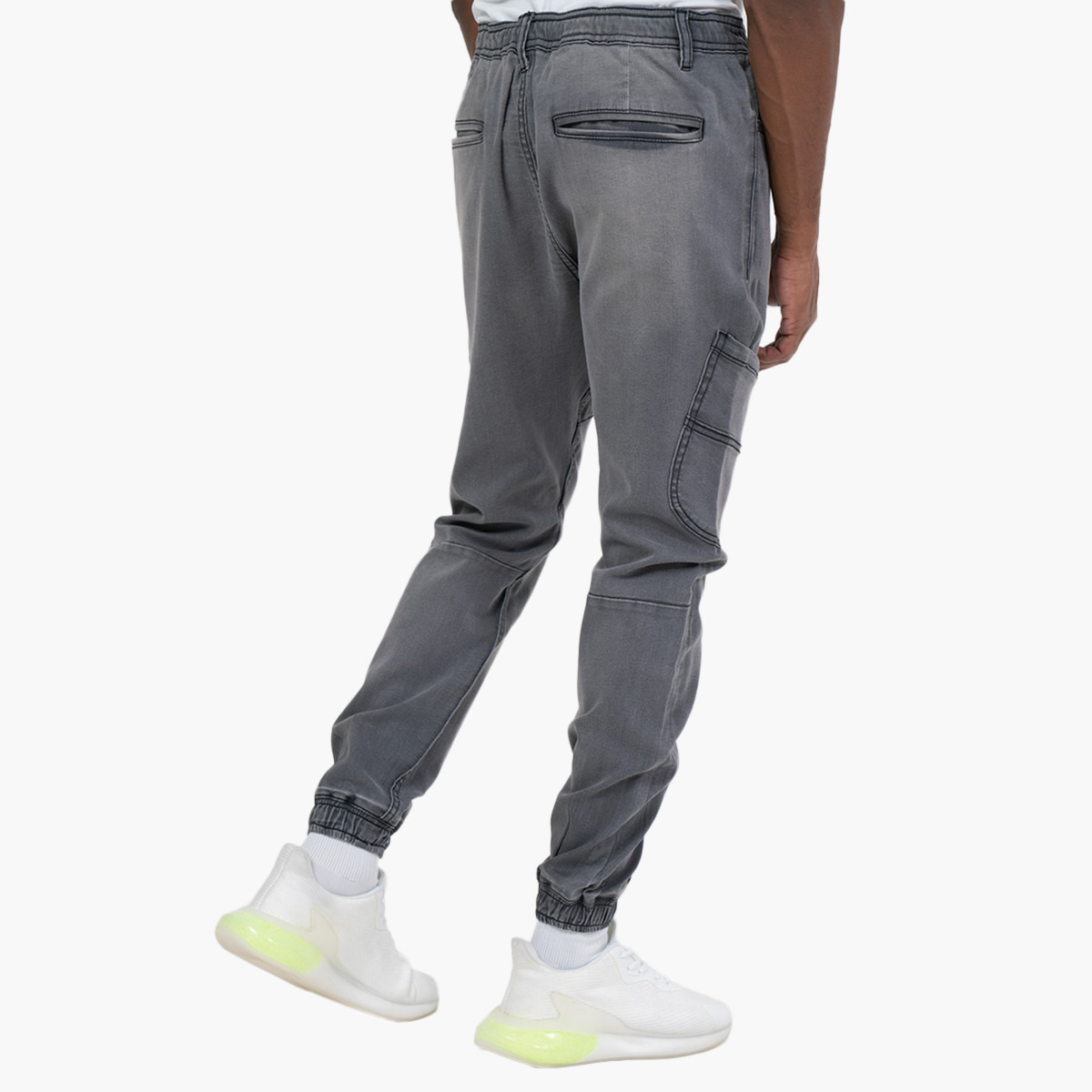 BlueAge Men Solid Mid-Rise Denim Jogger-men-clothing-bottoms-joggers-image-3