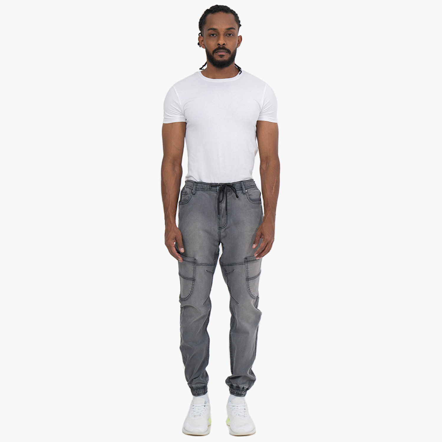 بلوايج رمادي بانت عداء ببطء-men-clothing-bottoms-joggers-image-1