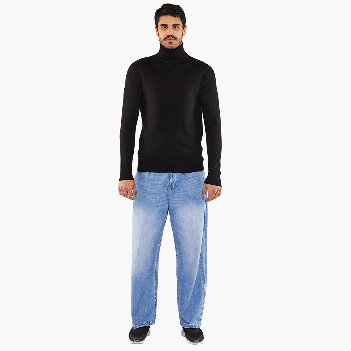 BlueAge Men Solid High Neck Pull Over-men-clothing-sweatersandpullovers-image-3