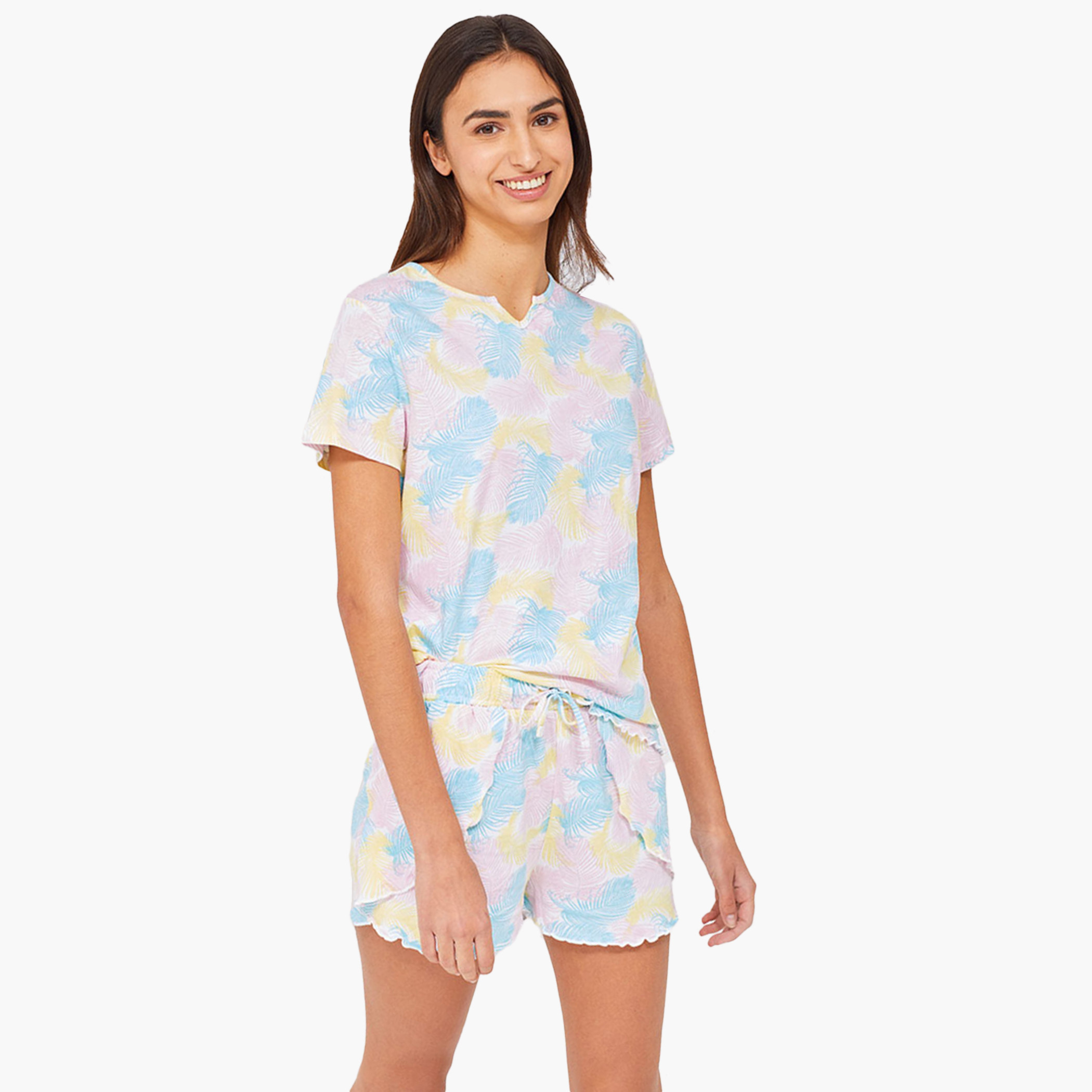 BlueAge Cotton Mix Solid Women White Day Dreamy Loungeset-women-clothing-nightwear-pyjamas-longsets-image-1