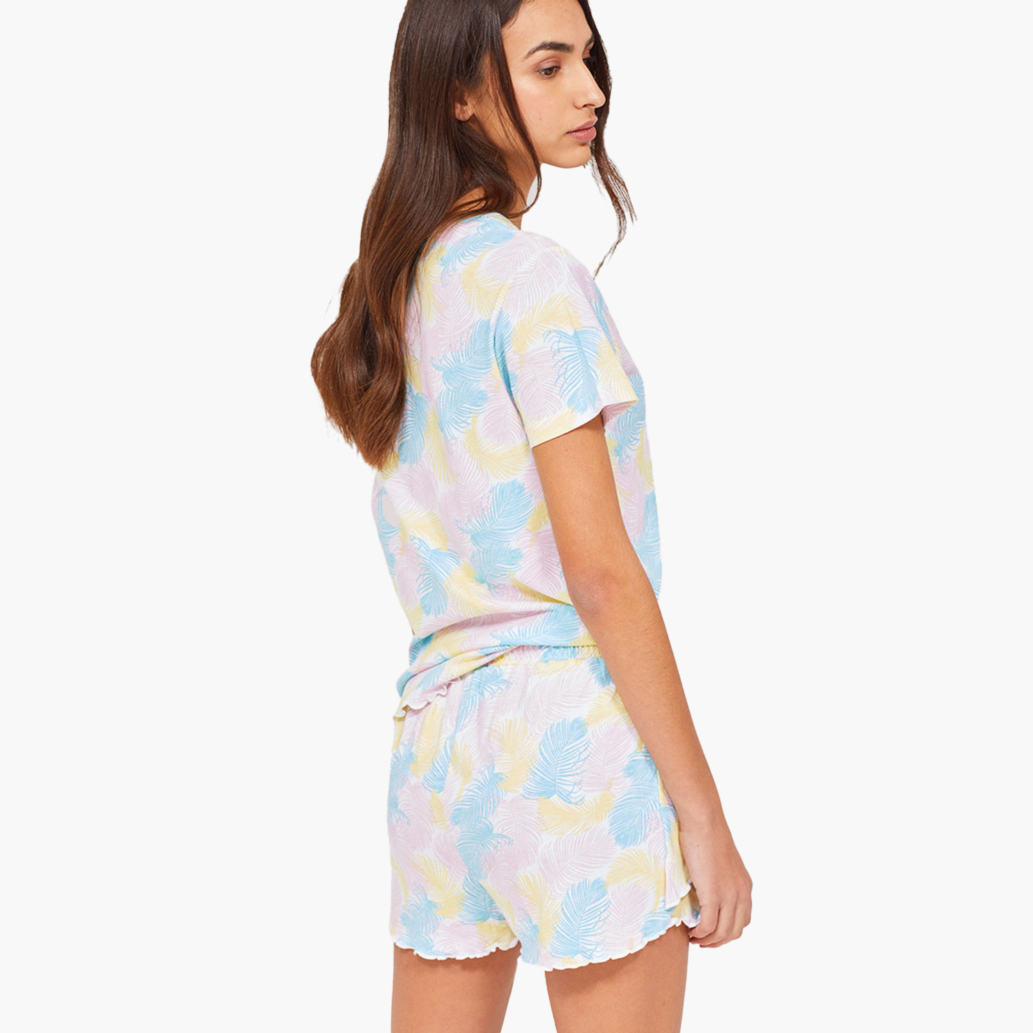 BlueAge Cotton Mix Solid Women White Day Dreamy Loungeset-women-clothing-nightwear-pyjamas-longsets-image-4