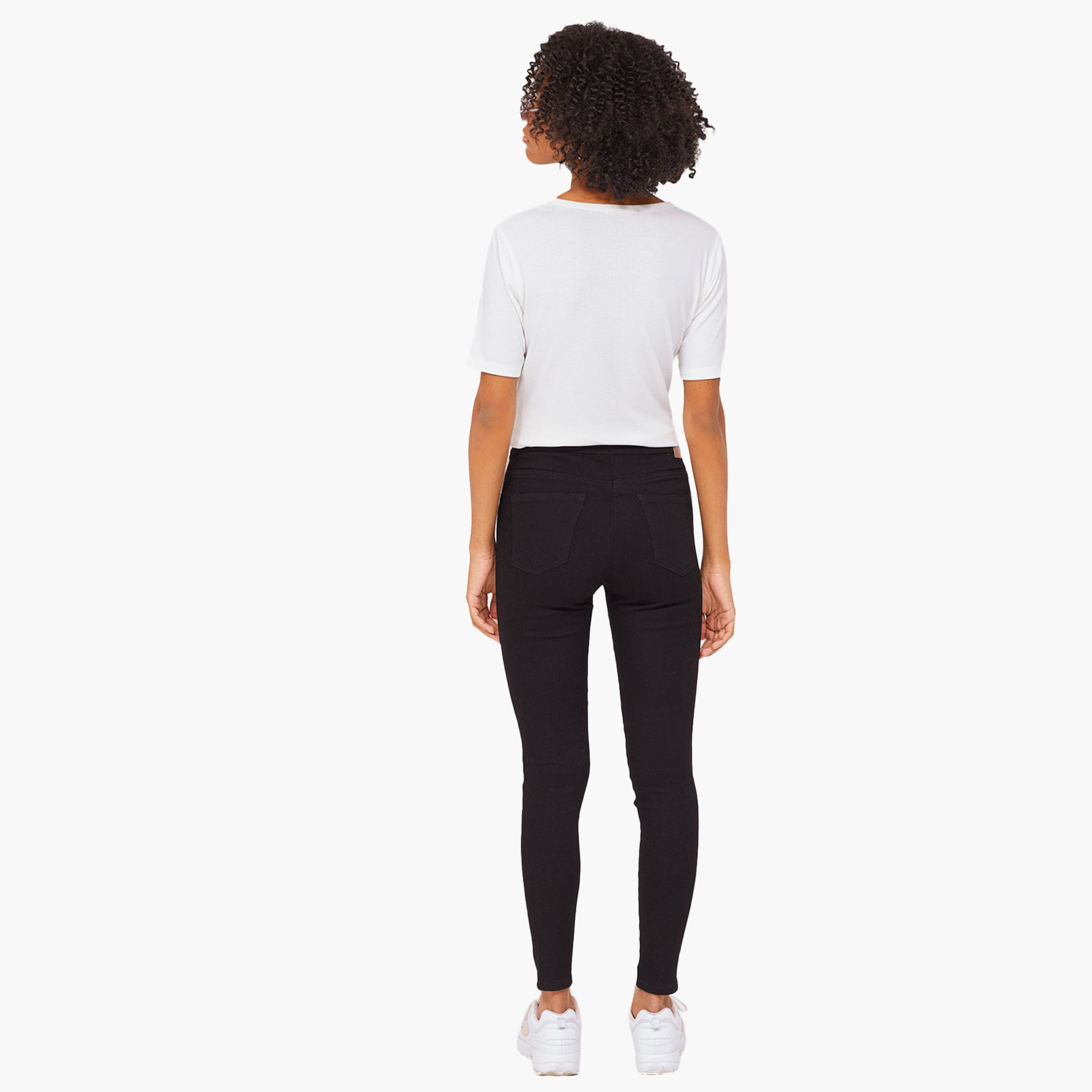 BlueAge Cotton Mix Solid Women Black Jegging-women-clothing-bottoms-leggings-image-3