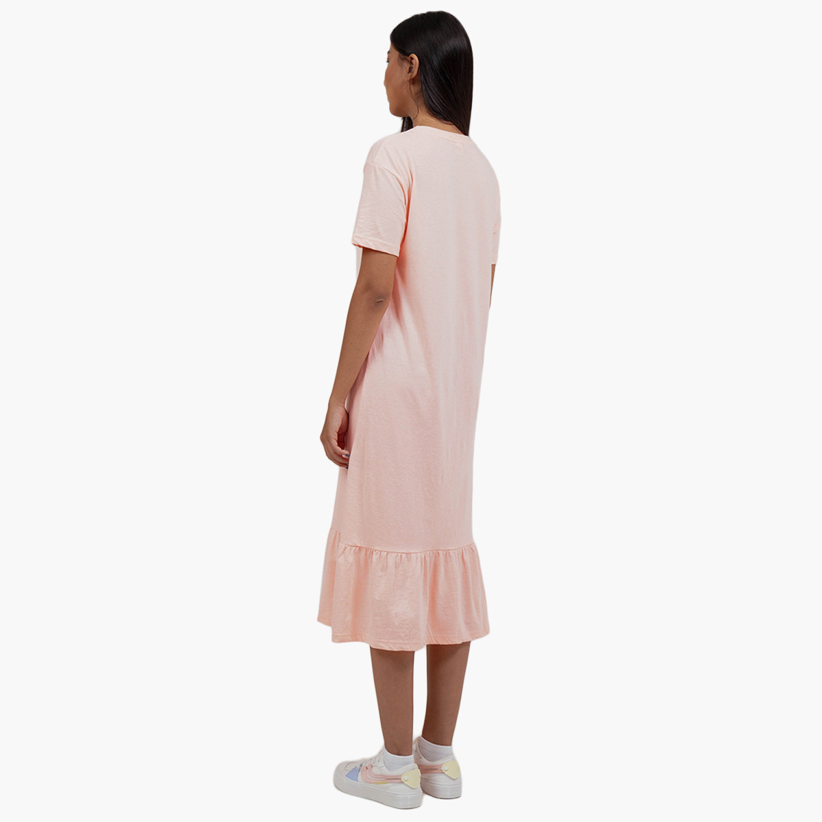 BlueAge Women Mickey Character Midi T-Shirt Dress-women-clothing-dresses-image-3