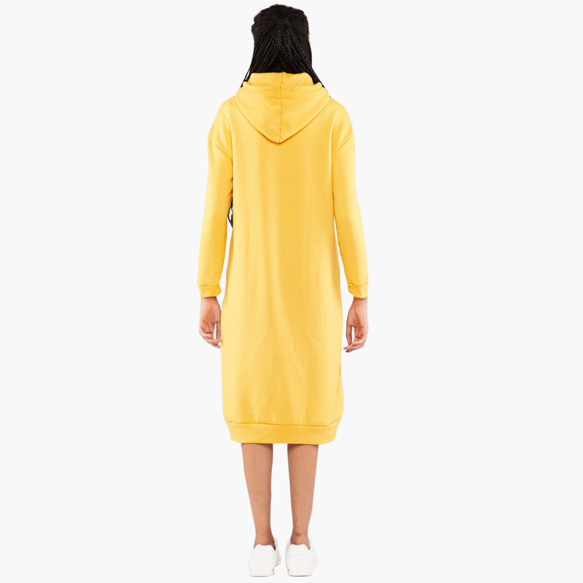 بلوايج الأصفر متوسط الطول فستان-women-clothing-dresses-image-2
