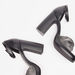 Haadana Textured Ankle Strap Sandals with Block Heels and Buckle Closure-Women%27s Heel Sandals-thumbnailMobile-5