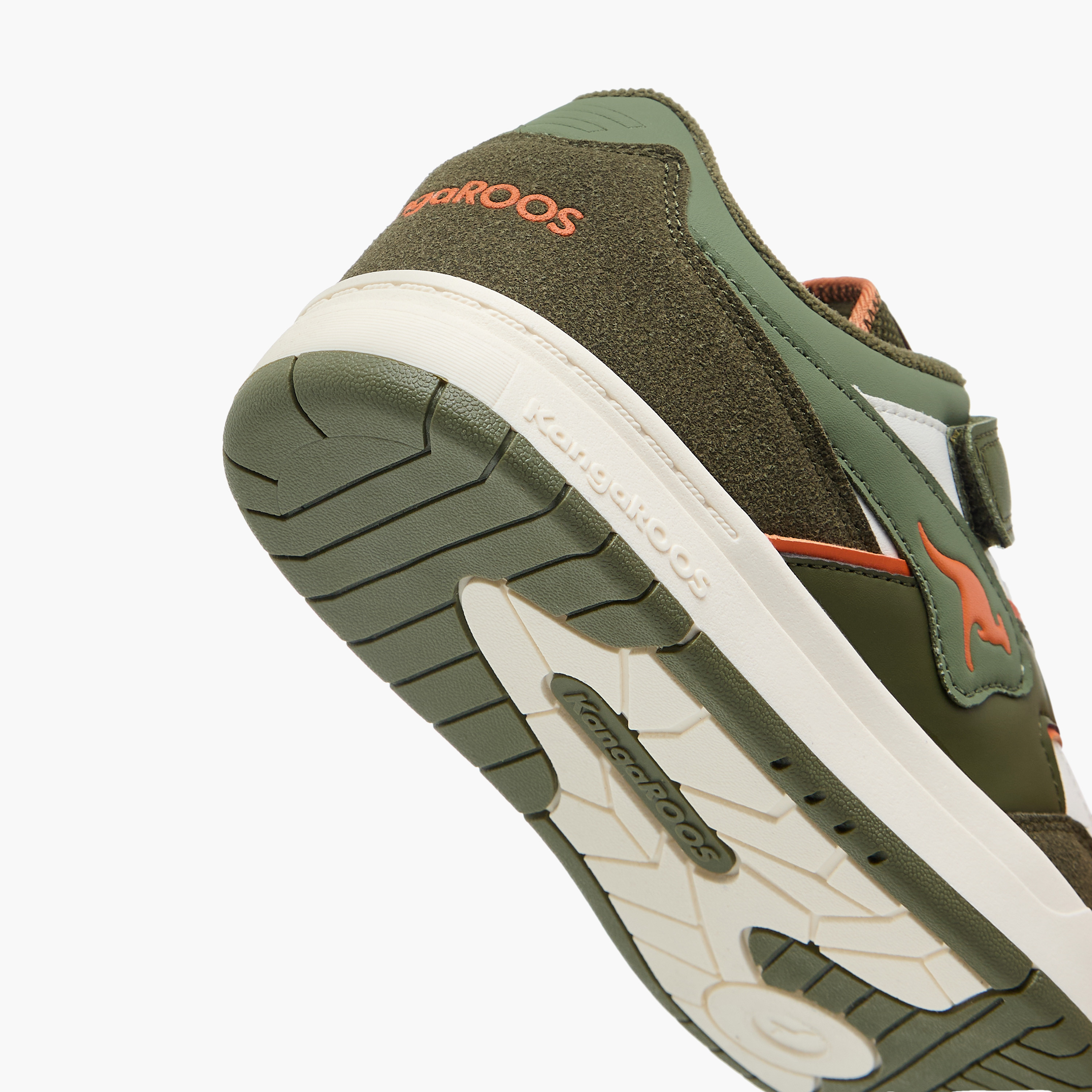 KangaROOS Women's Panelled Sneakers with Hook and Loop Closure-women-shoes-sneakers-image-4