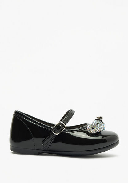 Kidy Bow Embellished Mary Jane Shoes with Buckle Closure-Girl%27s Casual Shoes-image-2