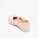 Kidy Studded Round Toe Ballerina Shoes with Elasticated Strap-Girl%27s Ballerinas-thumbnail-1