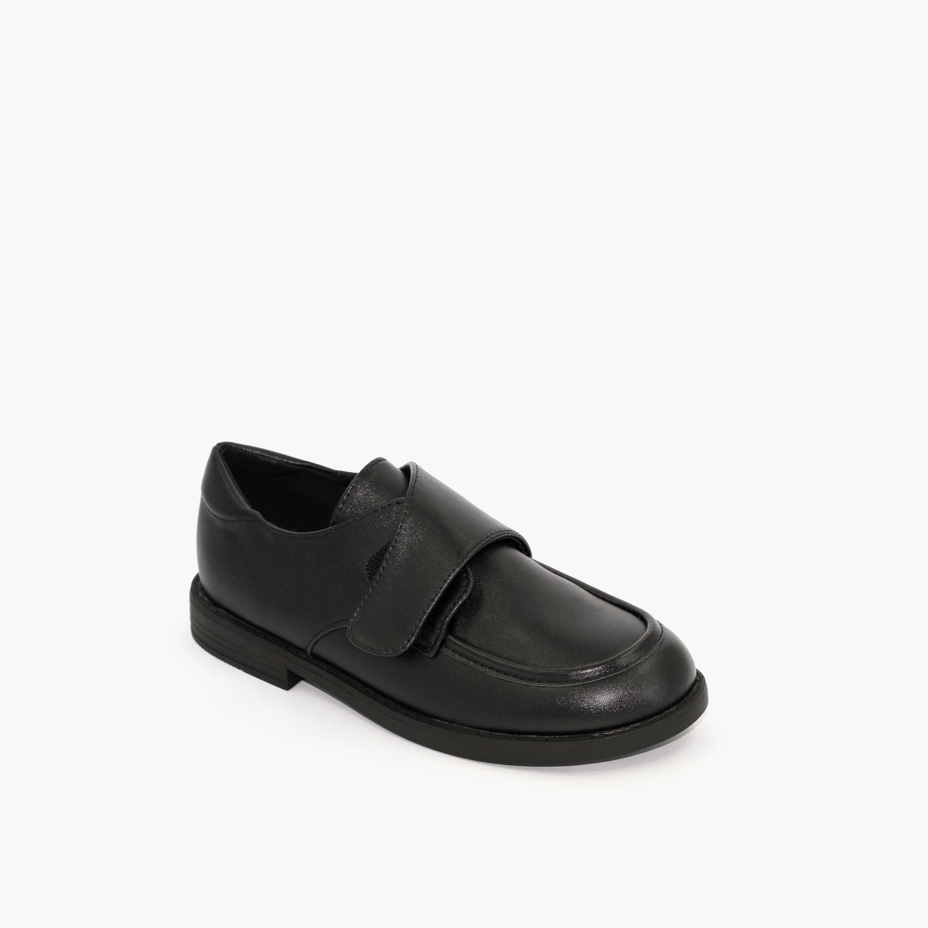 Geoomnii Boys Hook & Loop Duke 2 Loafers | 0411-4-boys-shoes-loafers-image-1