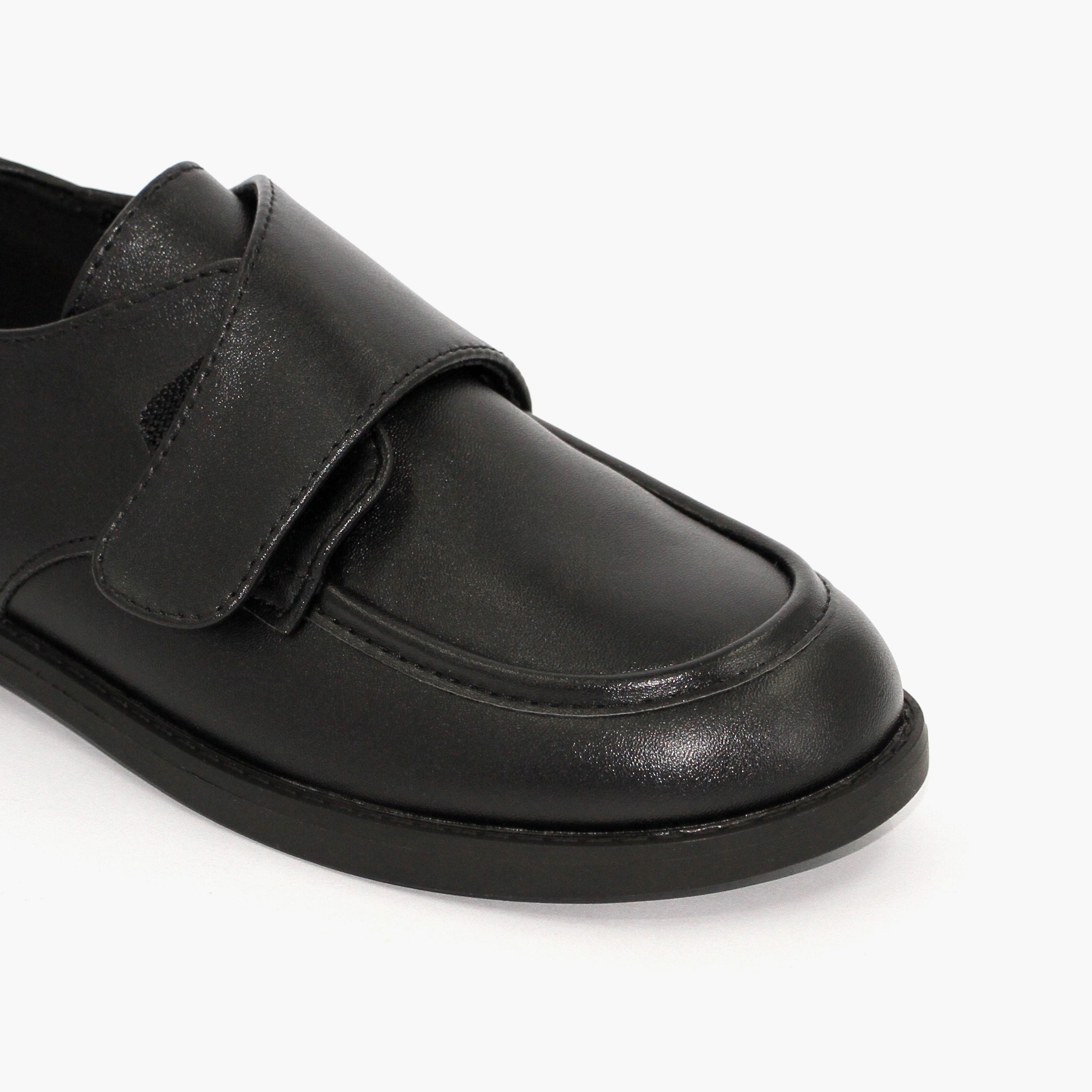 Geoomnii Boys Hook & Loop Duke 2 Loafers | 0411-4-boys-shoes-loafers-image-2