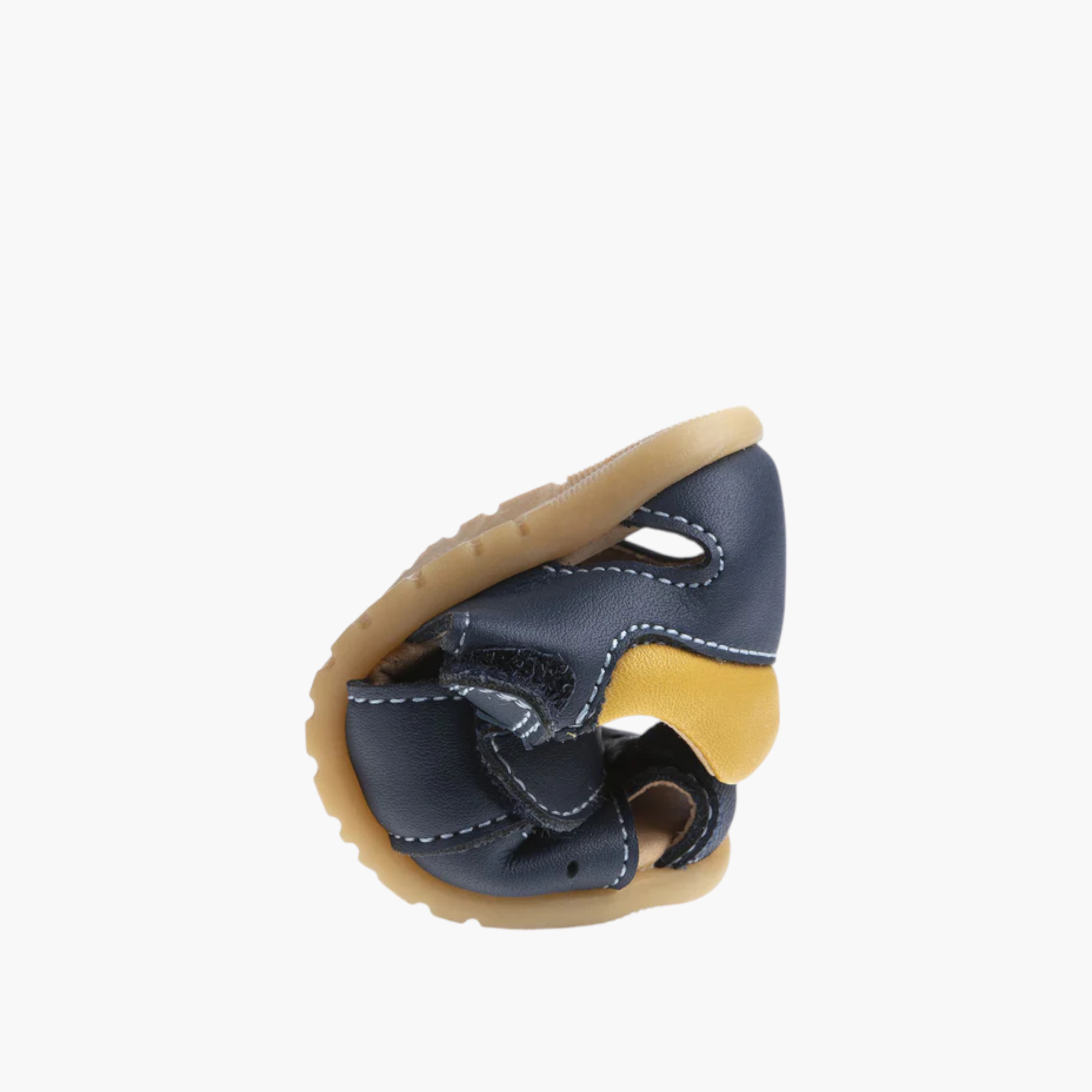 Pablosky Boys' Stitch Detail Sandals with Hook and Loop Closure-baby-boys-shoes-sandals-image-5