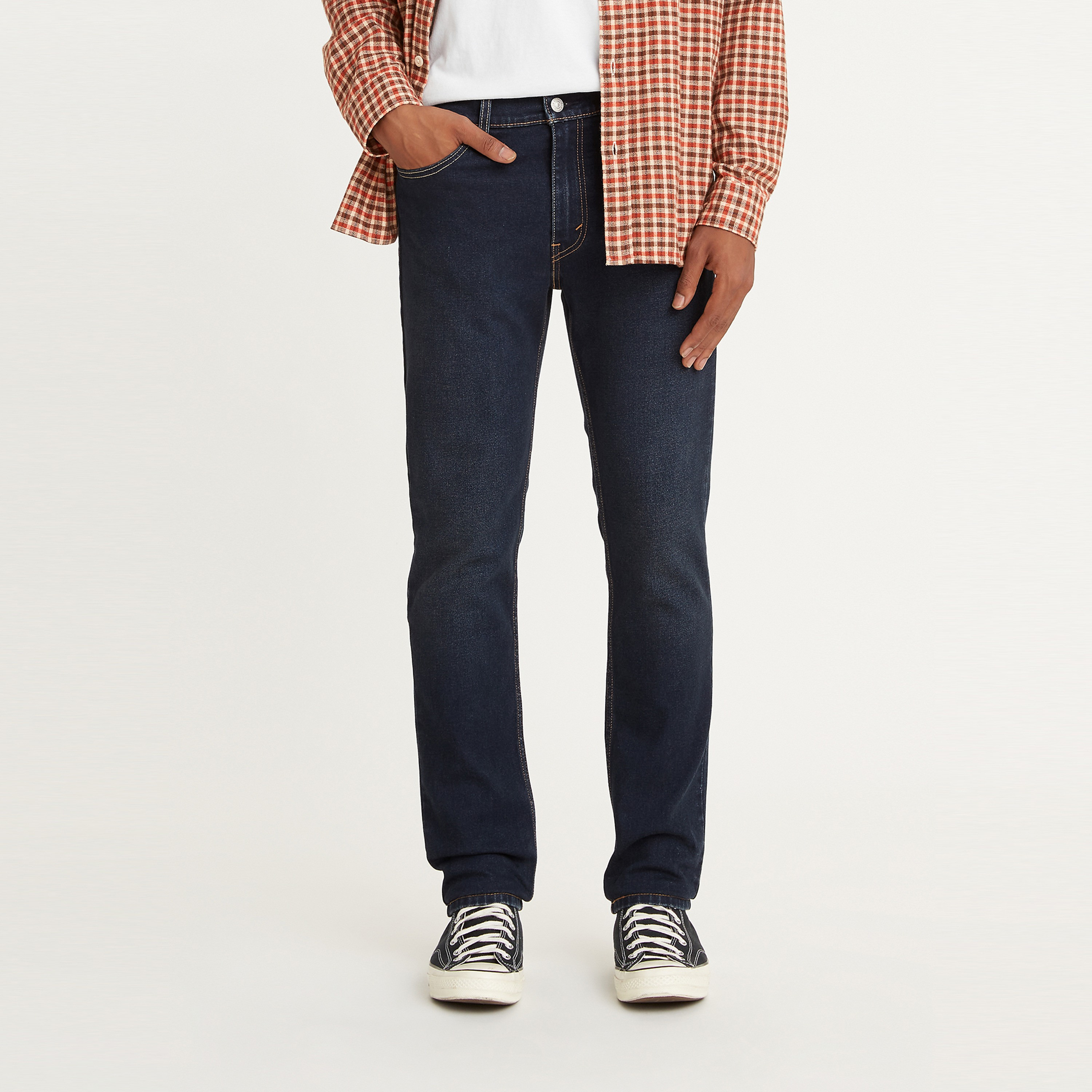 Levi's 511 Slim Fit Dark Blue 5 Pockets Men's Jeans-men-clothing-bottoms-jeans-image-1