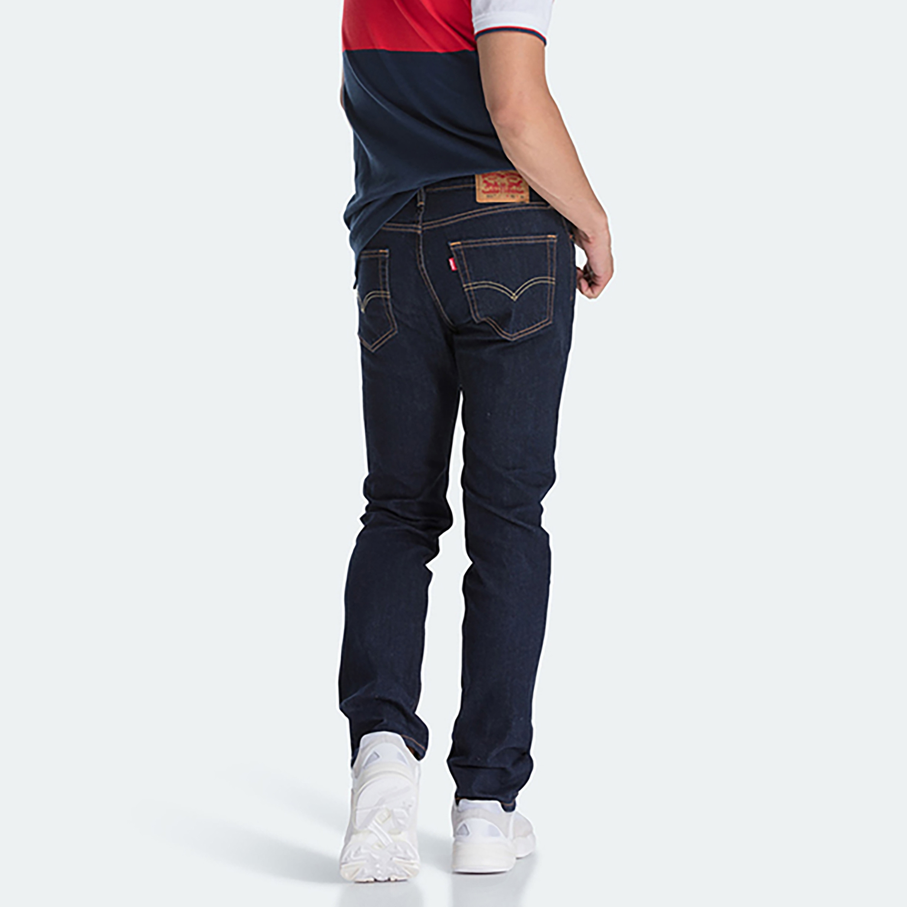 جينز رجالي من Levi's 511 ذو قصة مستقيمة باللون الأزرق العادي-men-clothing-bottoms-jeans-image-3