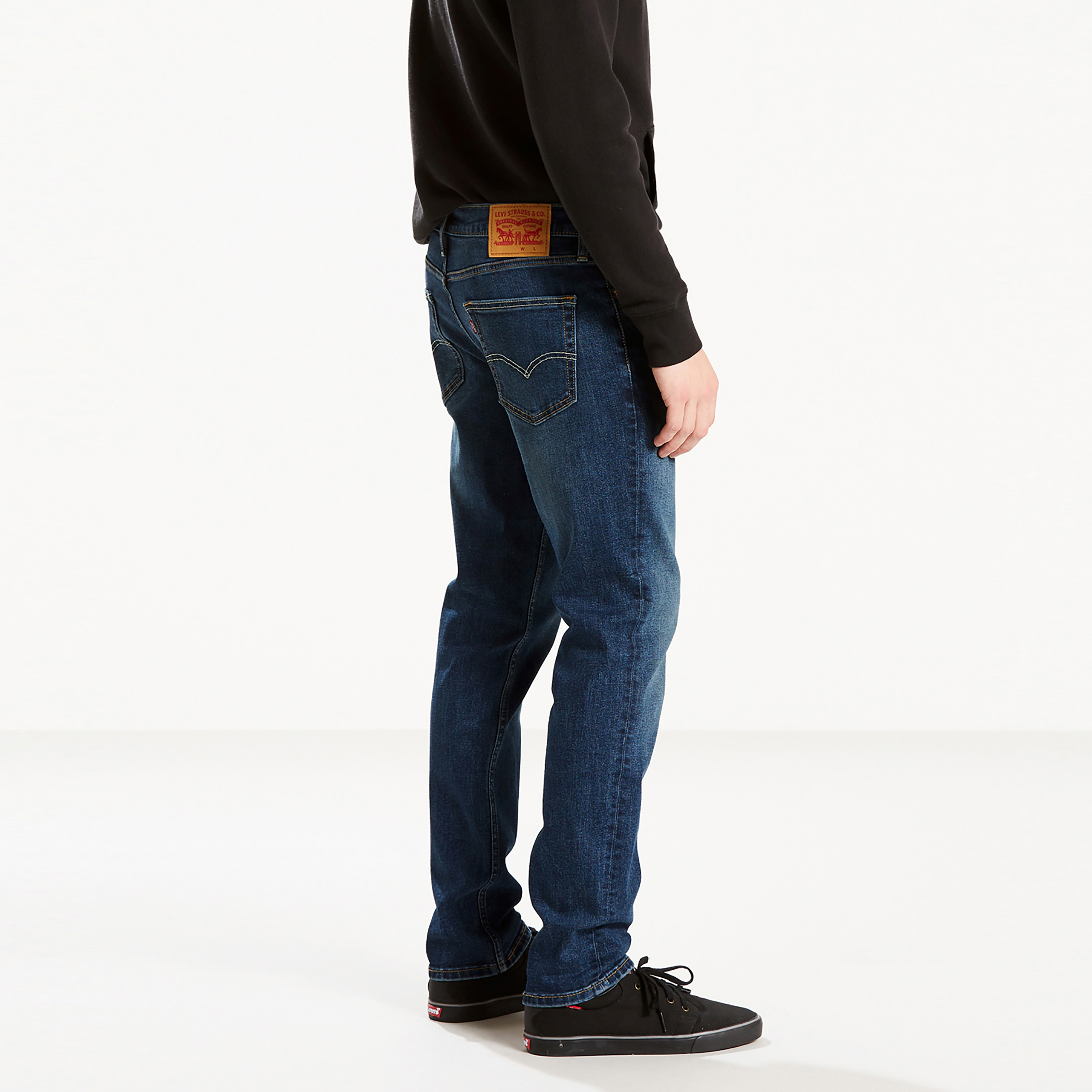 جينز ليفيس 511 الأزرق النحيف متوسط الارتفاع بإغلاق أزرار-men-clothing-bottoms-jeans-image-2