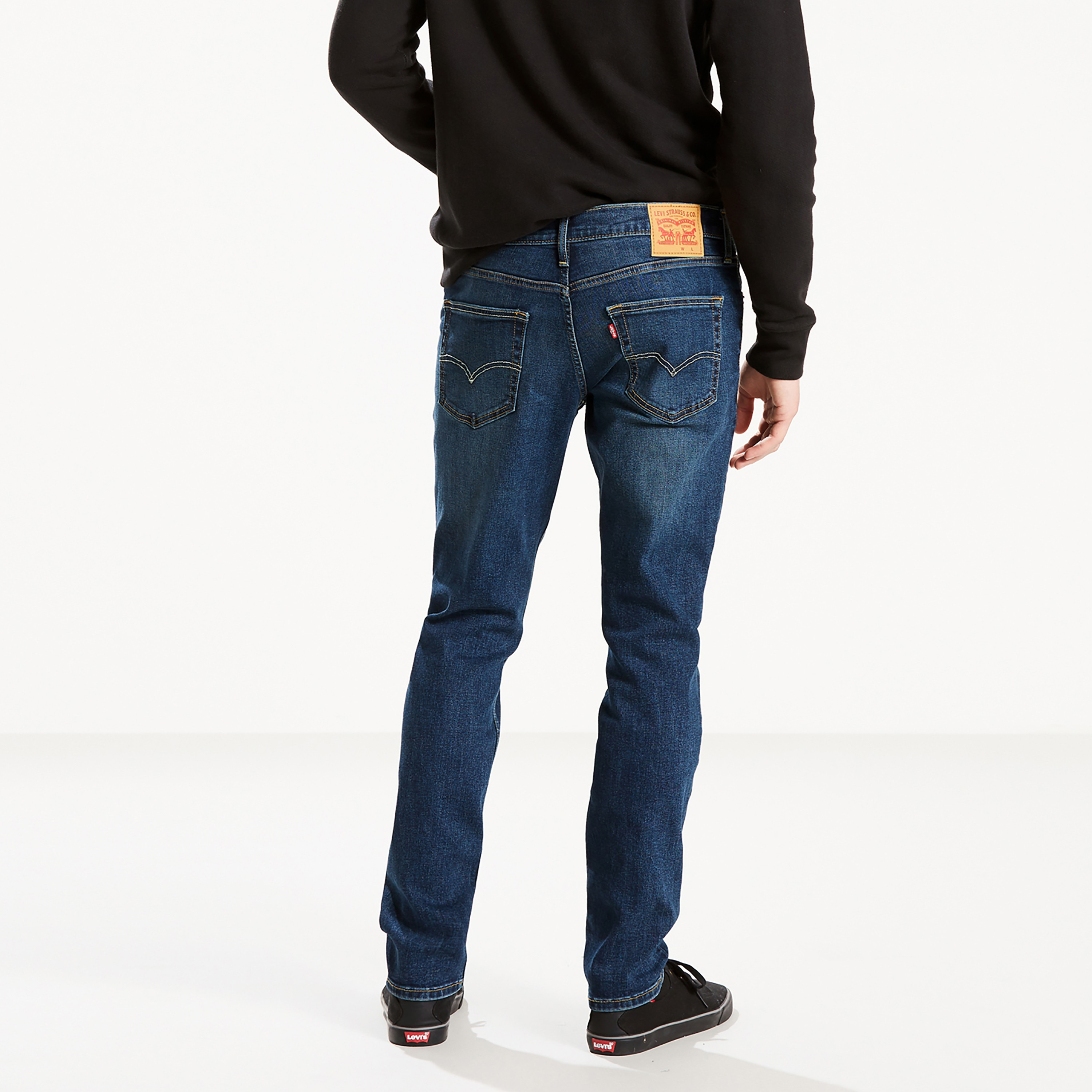 Levis 511 Blue Slim Fit Mid-Rise Button Closure Jeans-men-clothing-bottoms-jeans-image-3