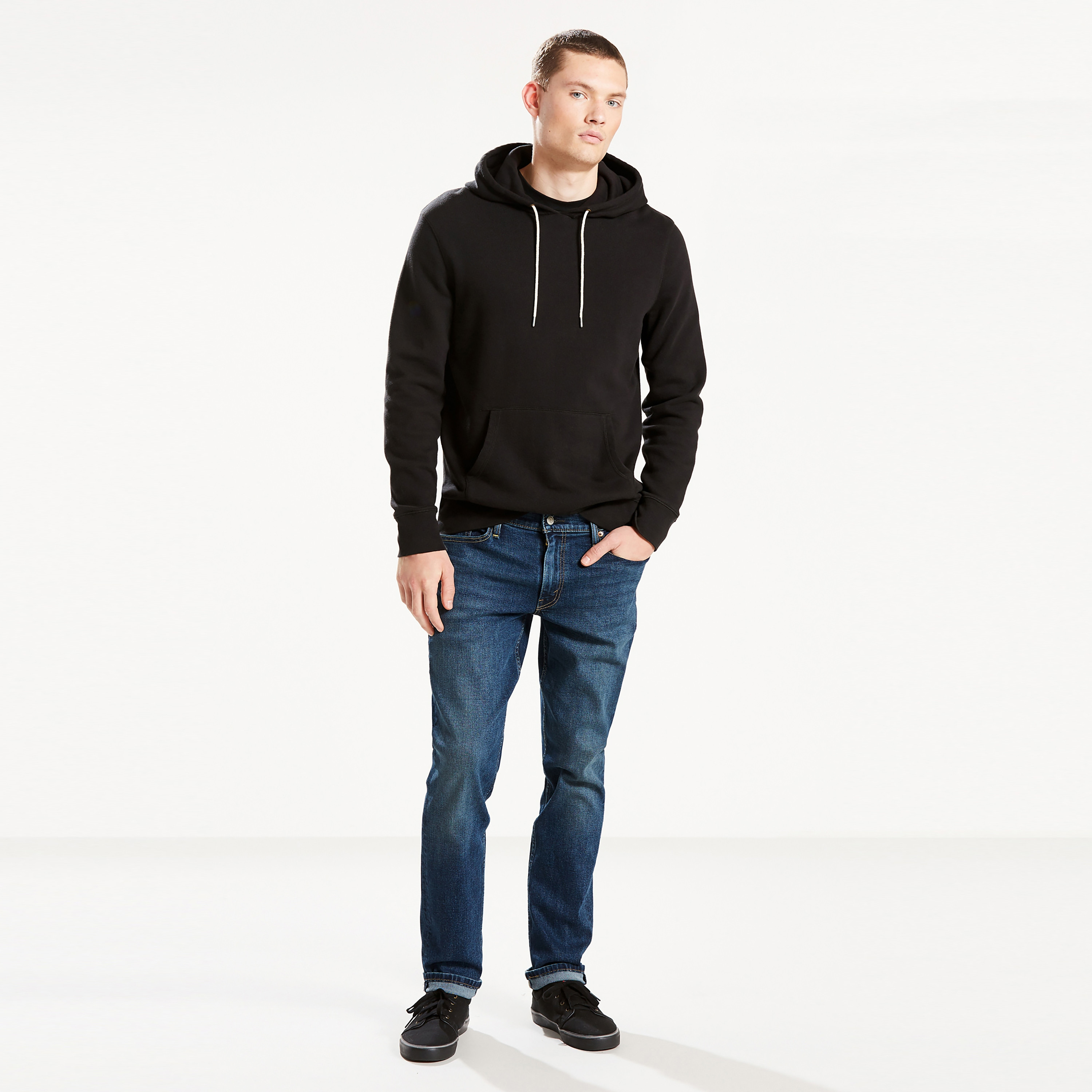 Levis 511 Blue Slim Fit Mid-Rise Button Closure Jeans-men-clothing-bottoms-jeans-image-4