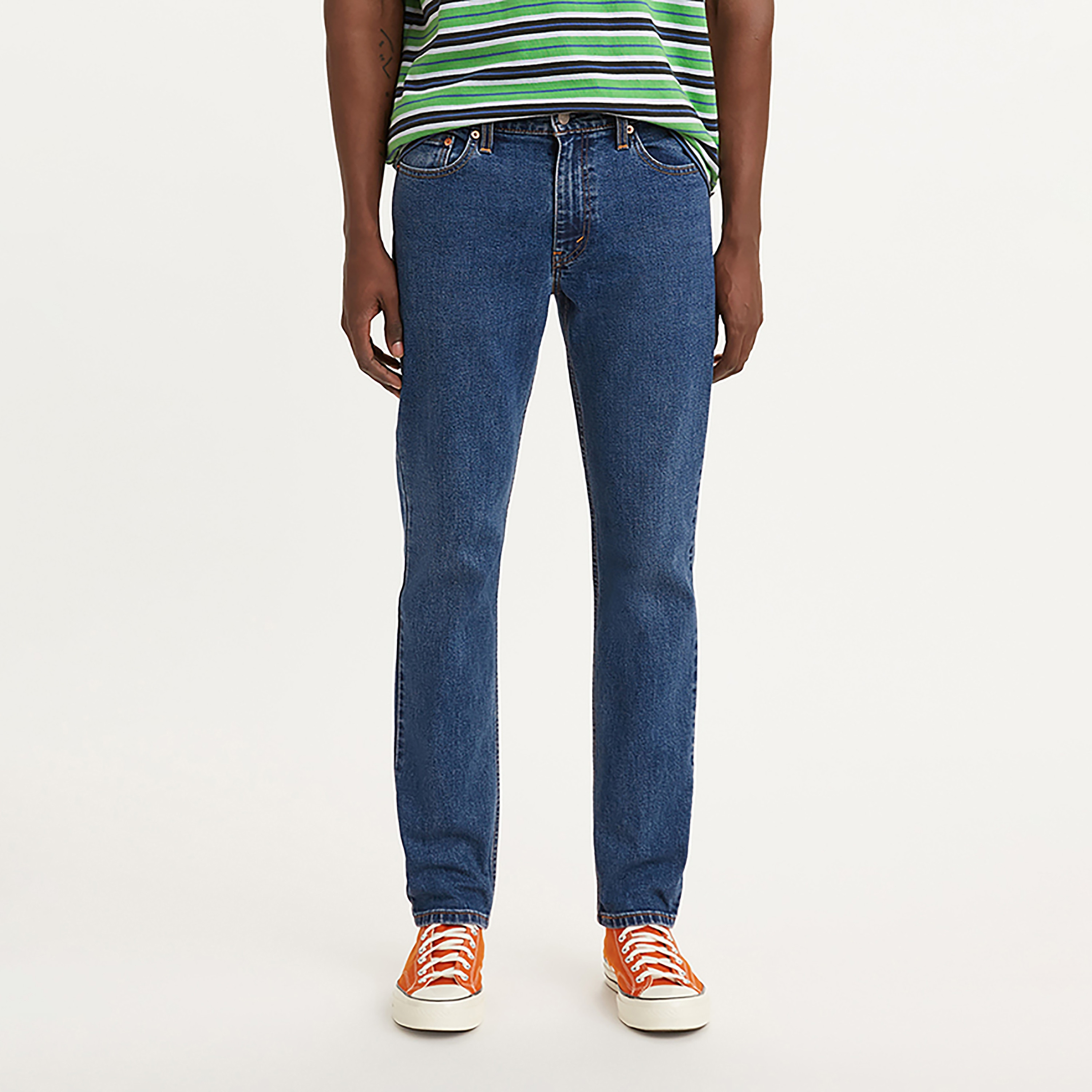 بنطلون جينز 511 بقصة ضيقة بلون إنديجو للرجال بخمسة جيوب من ليفايس-men-clothing-bottoms-jeans-image-1