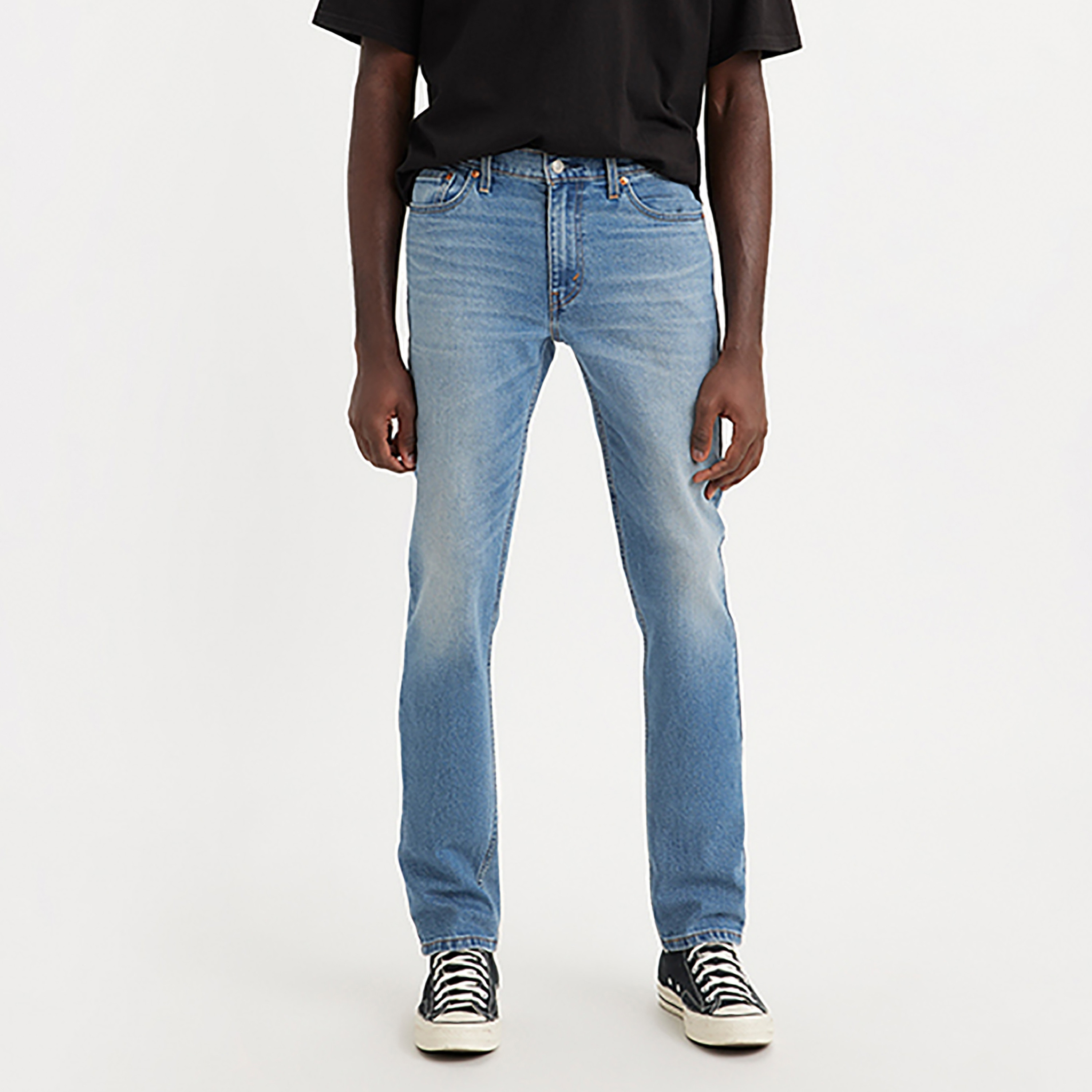 بنطلون جينز 511 بقصة ضيقة بلون إنديجو متوسط للرجال بخمسة جيوب من ليفايس-men-clothing-bottoms-jeans-image-1