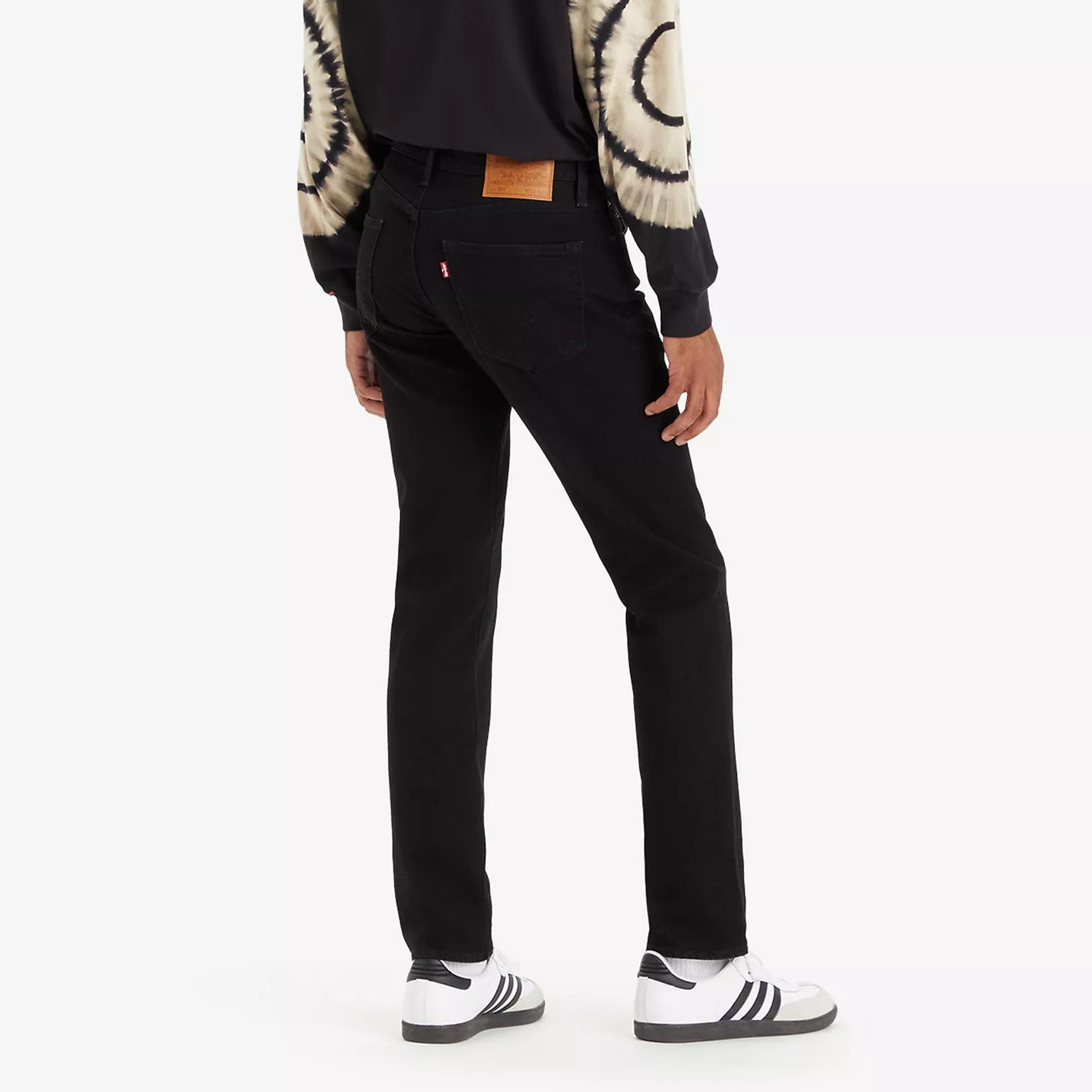 بنطلون جينز Levi's 511 بقصة ضيقة أسود ب5 جيوب درزة داخلية 34-men-clothing-jeans-image-5