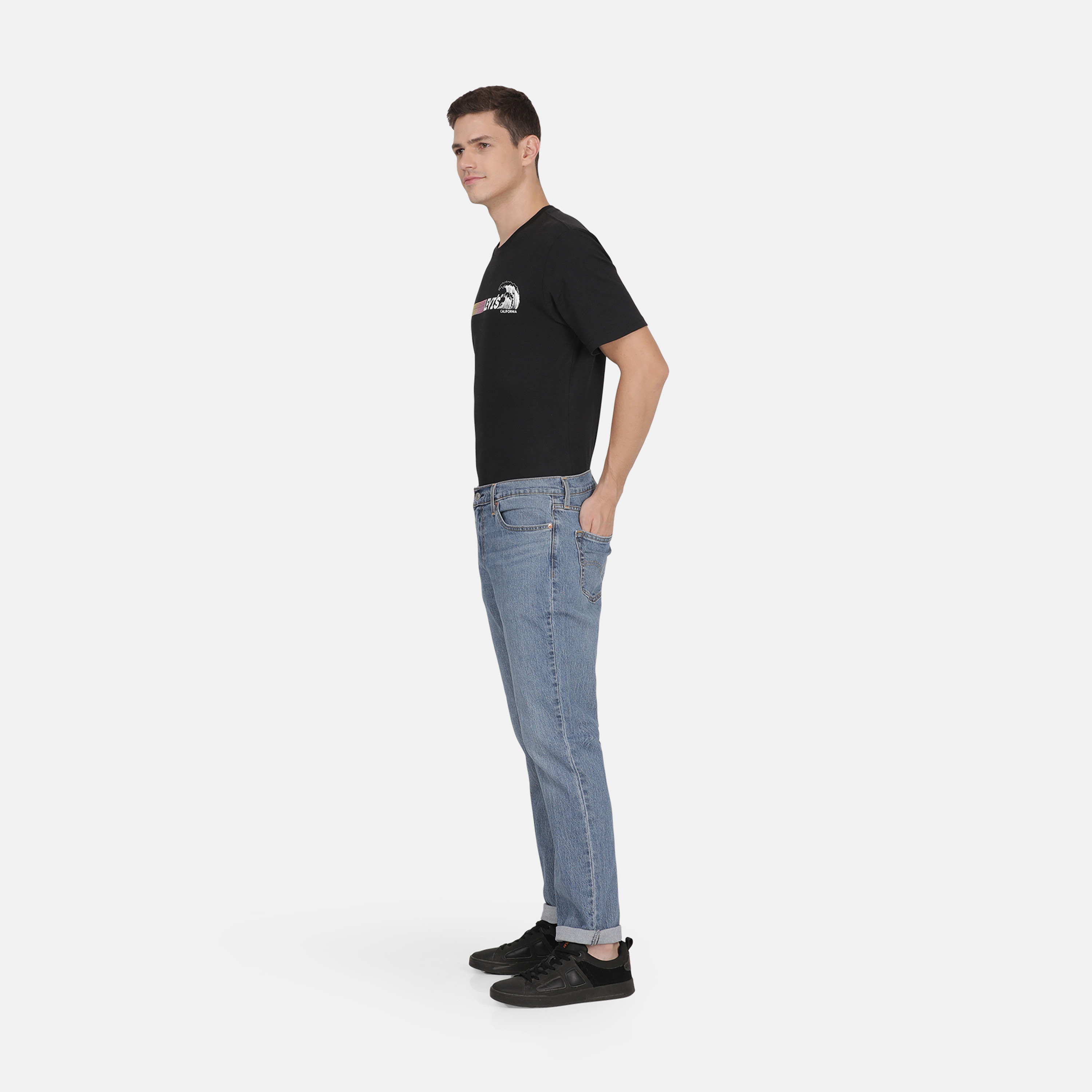 Levi's Blue Slim Fit Low-Rise Jeans-men-clothing-bottoms-jeans-image-4