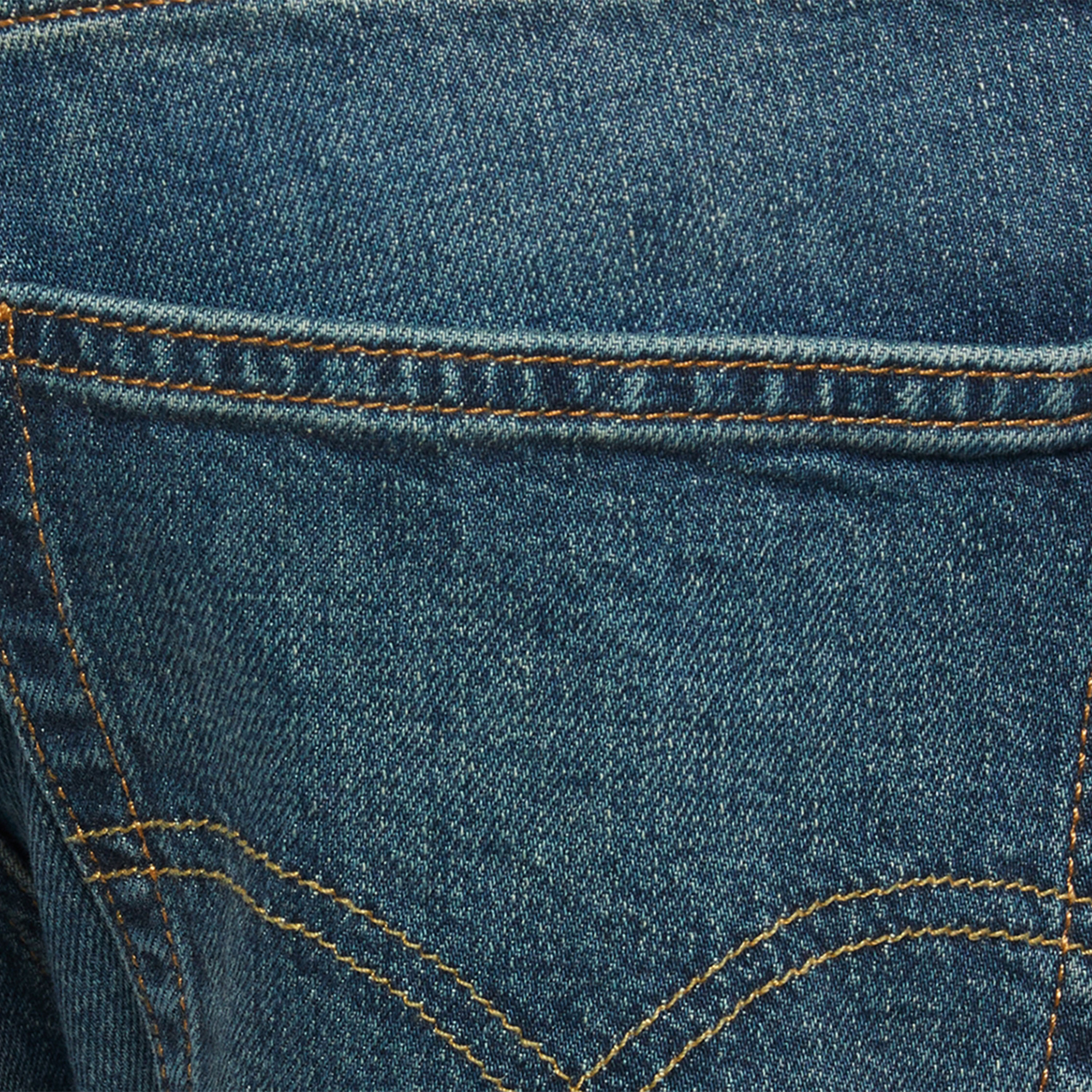 Levi's 511 Slim Fit Blue Washed Men's Jeans Inseam 32-men-clothing-bottoms-jeans-image-3