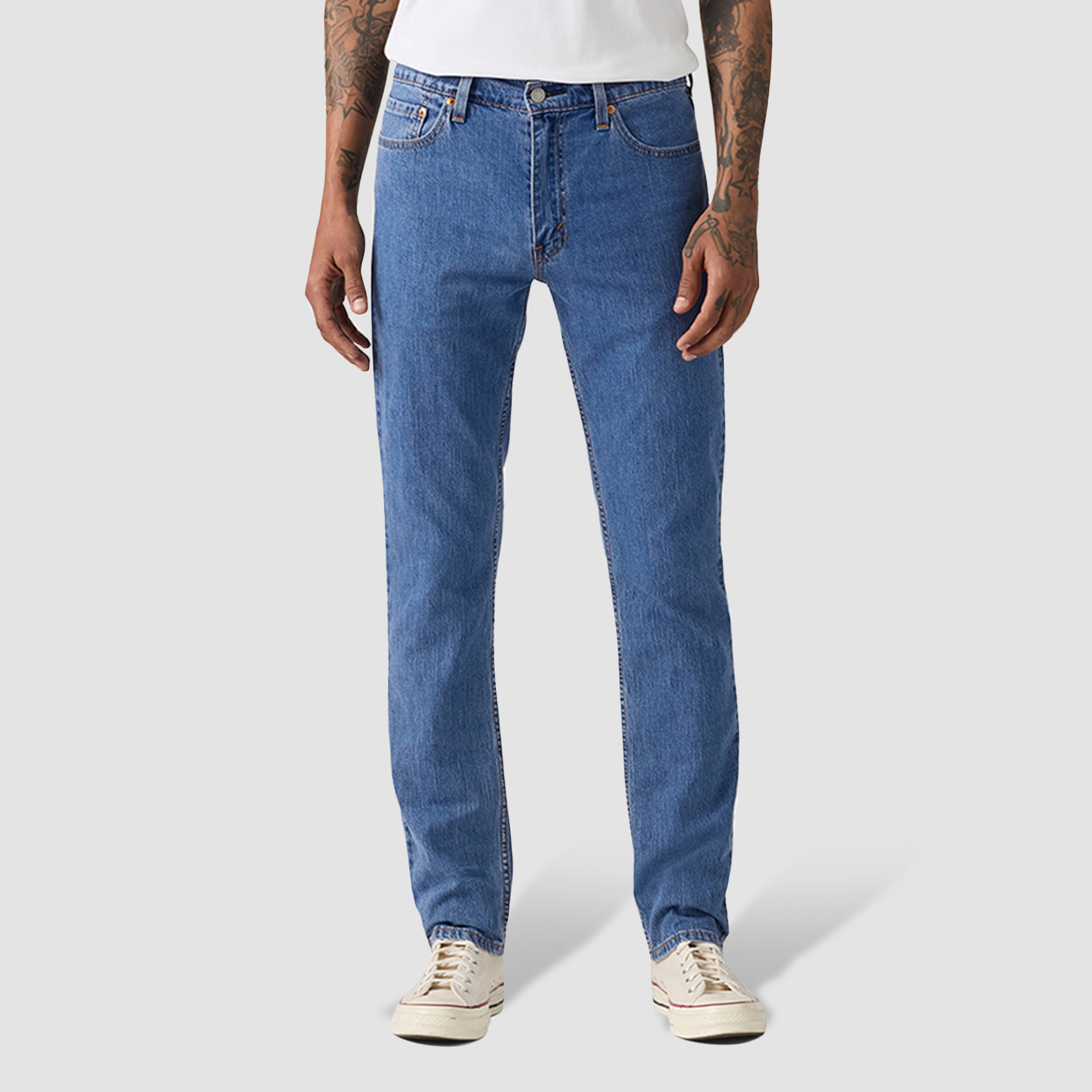 Levi's 511 Slim Fit Blue 5-Pocket Jeans Inseam 32-men-clothing-bottoms-jeans-image-1