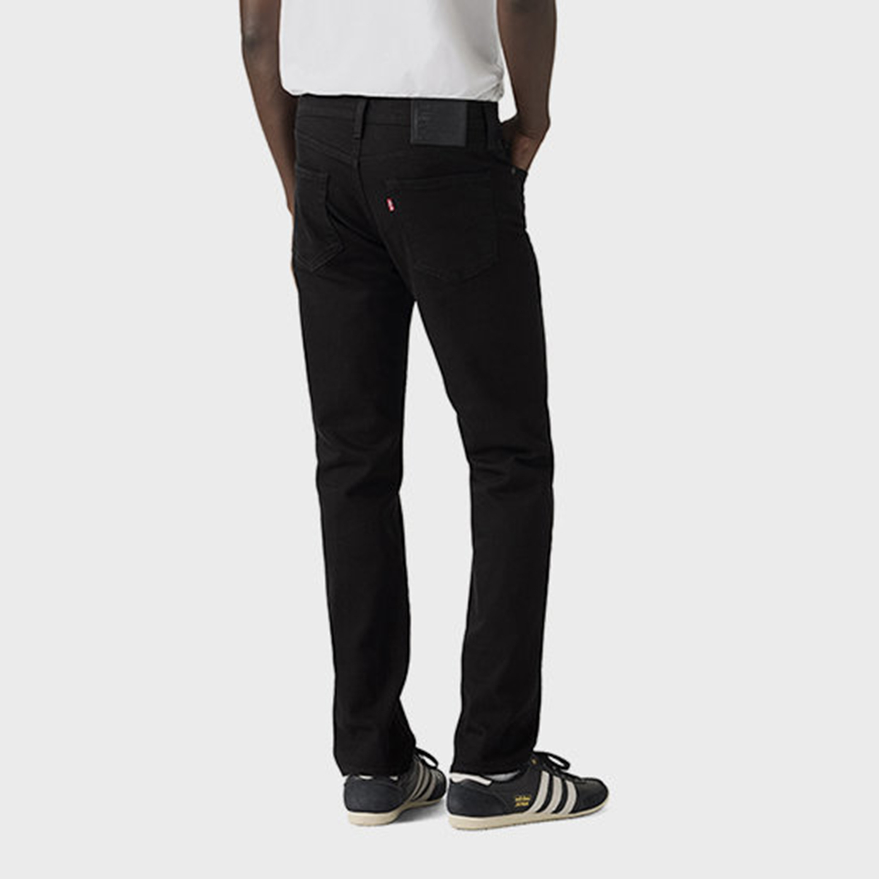 Levi's 511 Slim Fit Black Plain Men's Jeans Inseam 32-men-clothing-jeans-image-2