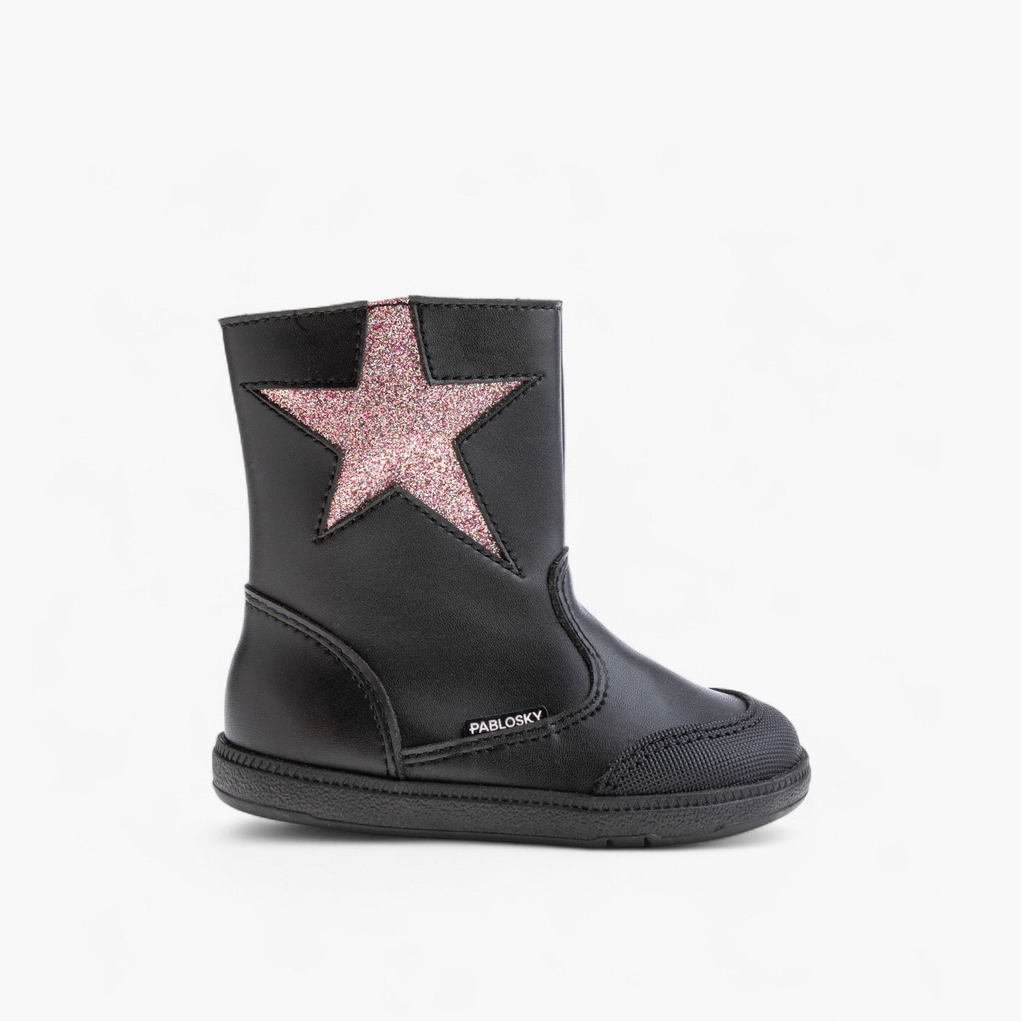 بوت طول الكاحل بزينة نجوم لامعة للبنات من بابلوسكي-girls-shoes-boots-image-1