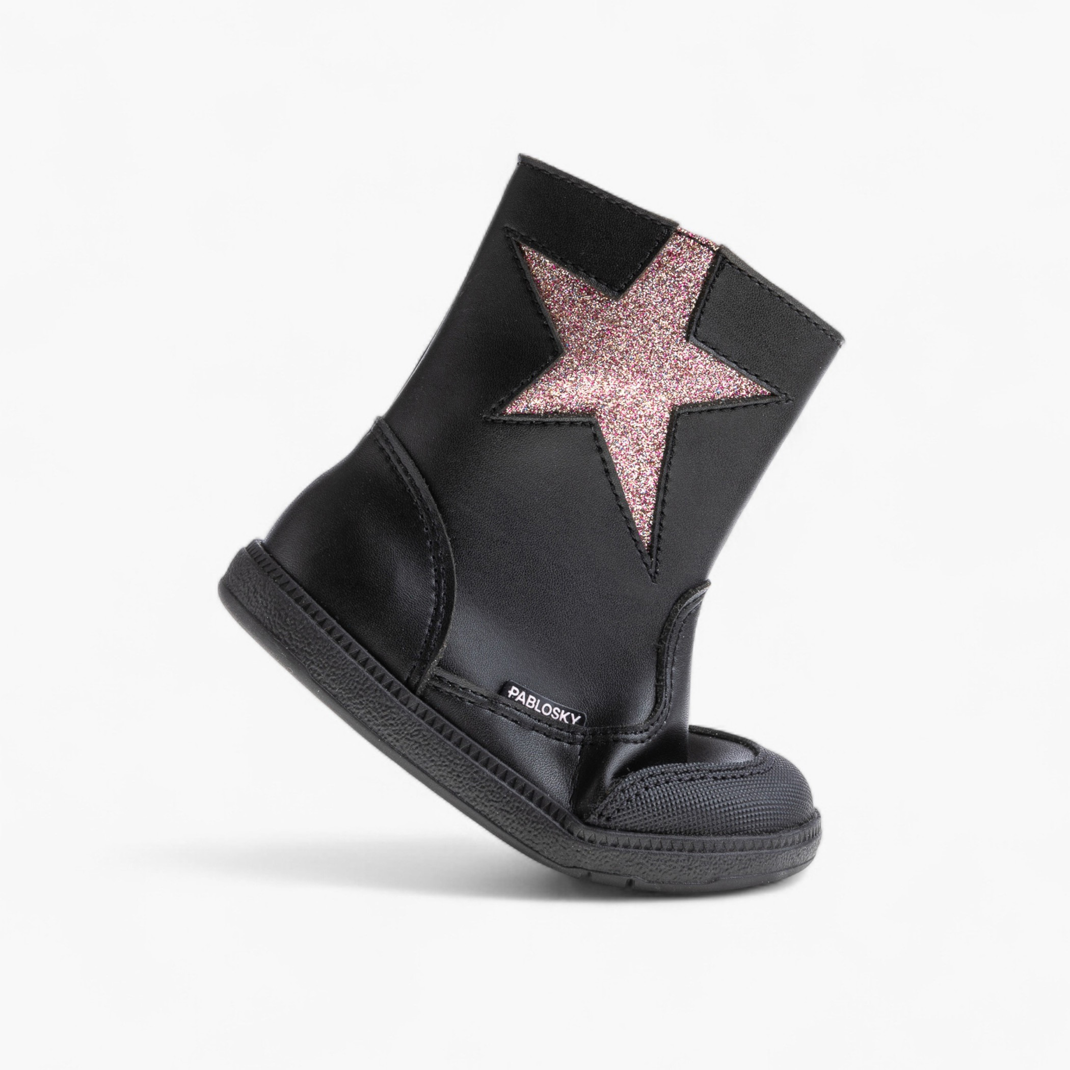 بوت طول الكاحل بزينة نجوم لامعة للبنات من بابلوسكي-girls-shoes-boots-image-5