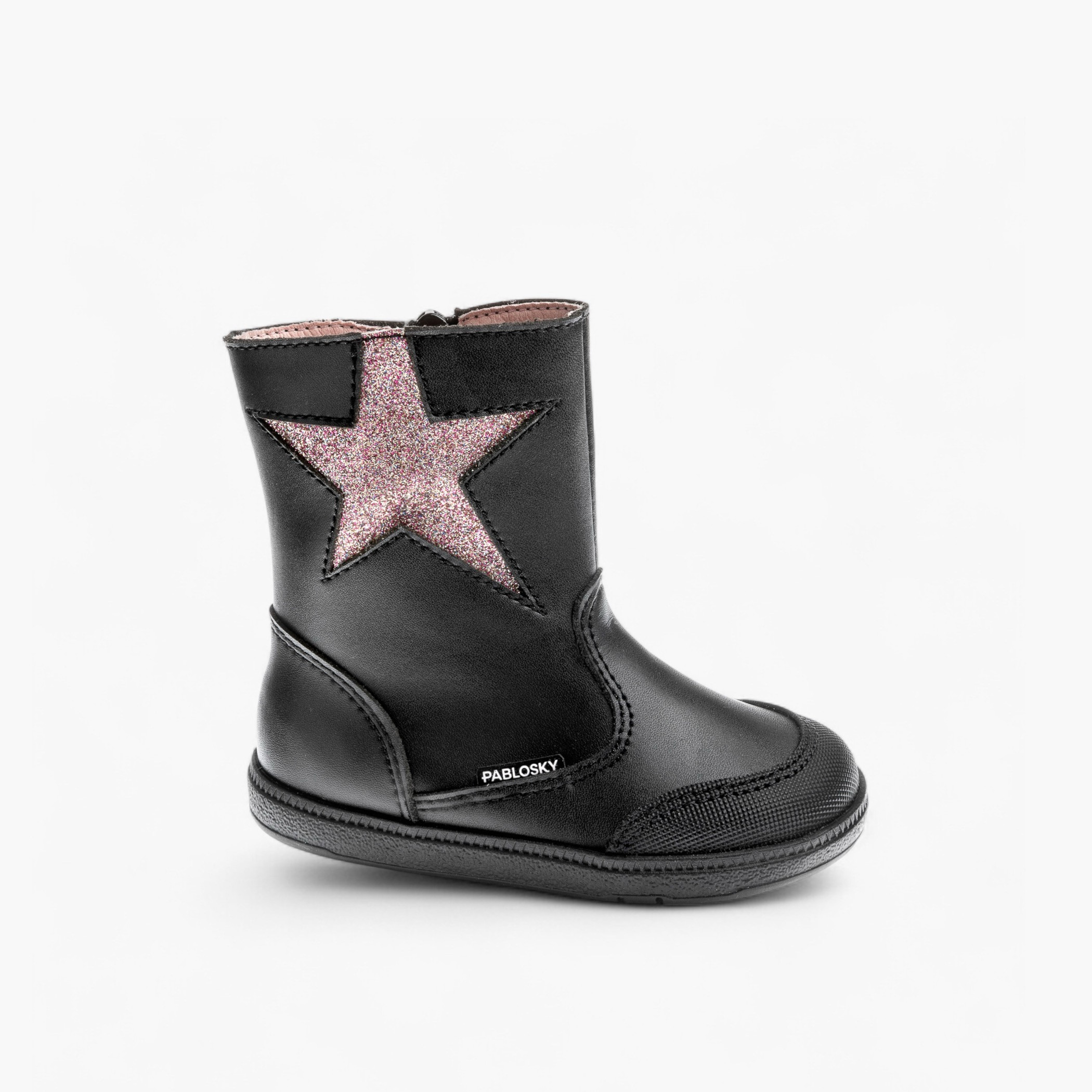 بوت طول الكاحل بزينة نجوم لامعة للبنات من بابلوسكي-girls-shoes-boots-image-7