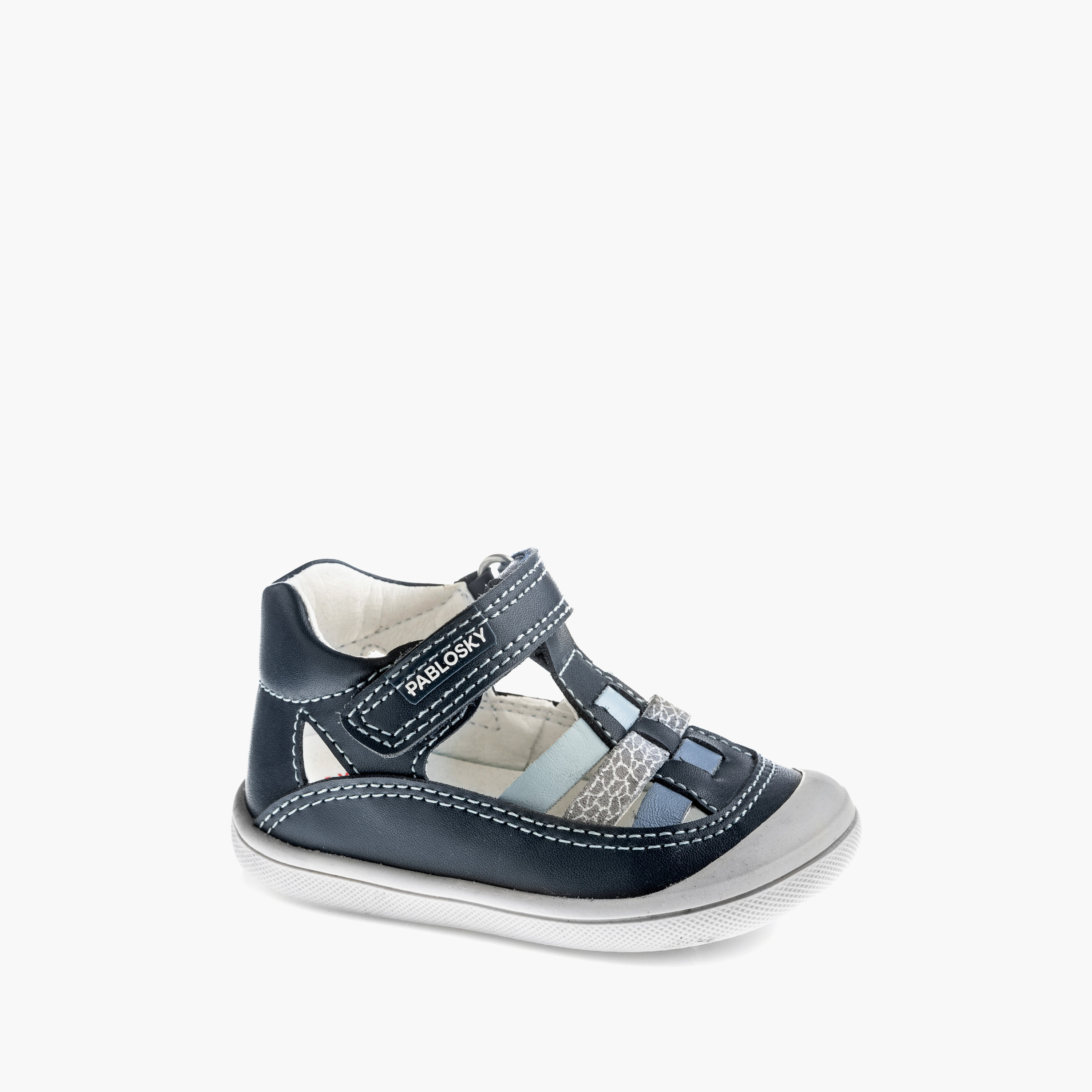 Pablosky Comfort Sandals with Hook & Loop Closure-baby-boys-shoes-sandals-image-1