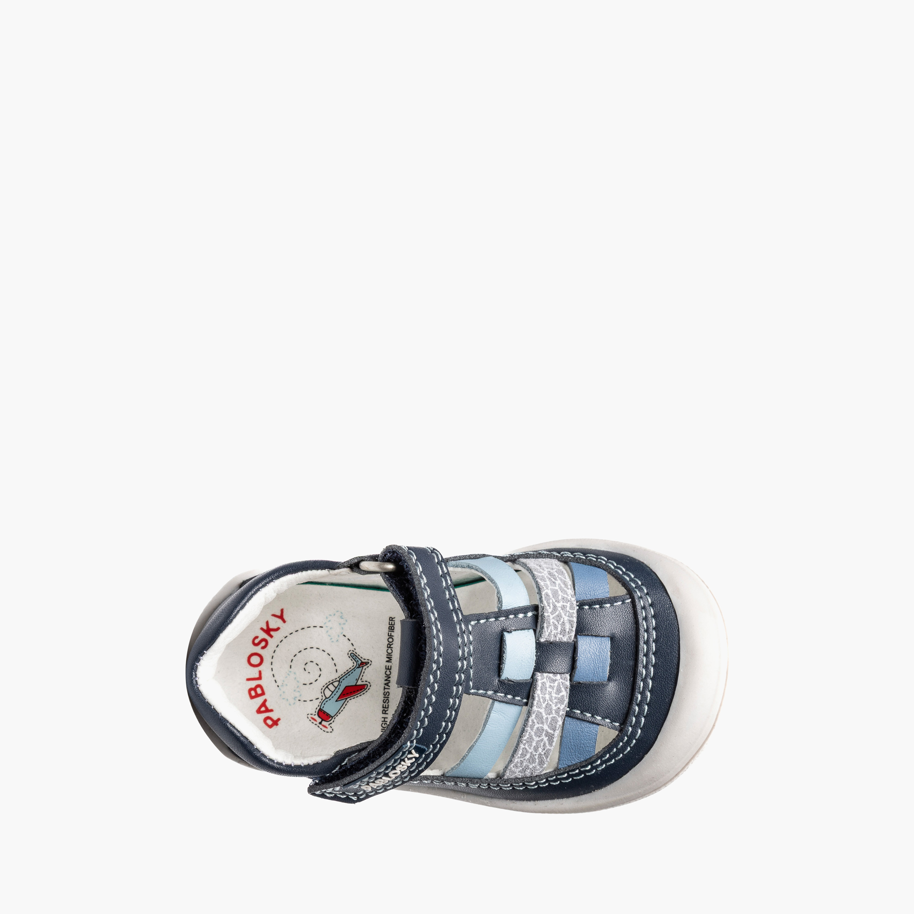 Pablosky Comfort Sandals with Hook & Loop Closure-baby-boys-shoes-sandals-image-4