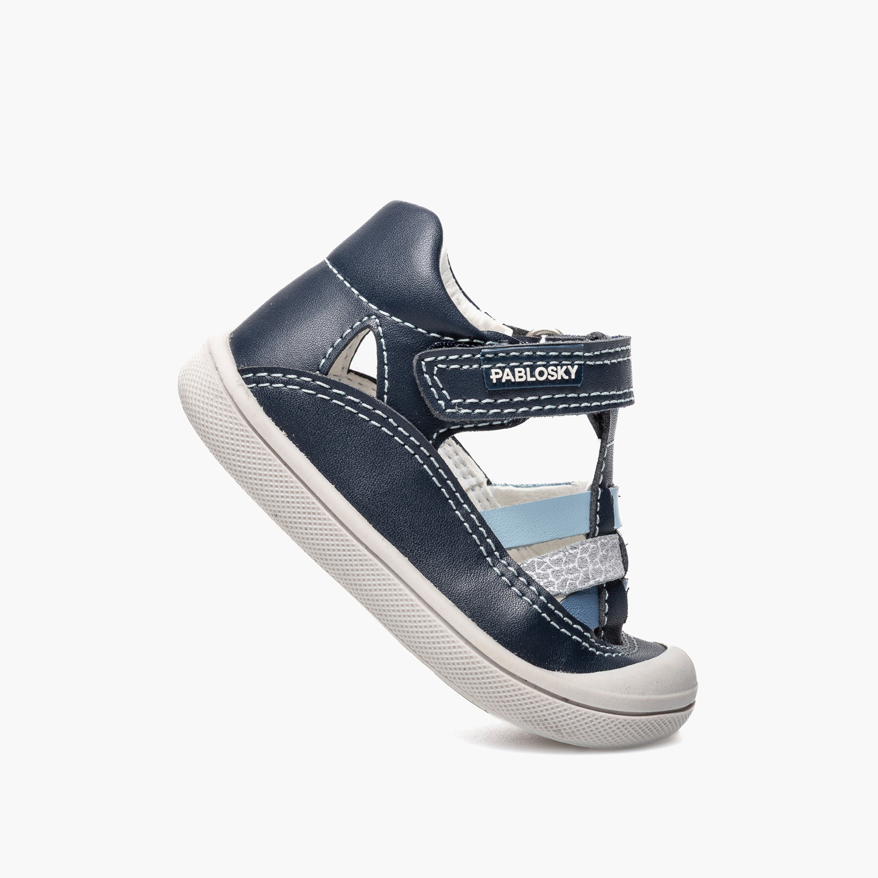 Pablosky Comfort Sandals with Hook & Loop Closure-baby-boys-shoes-sandals-image-5